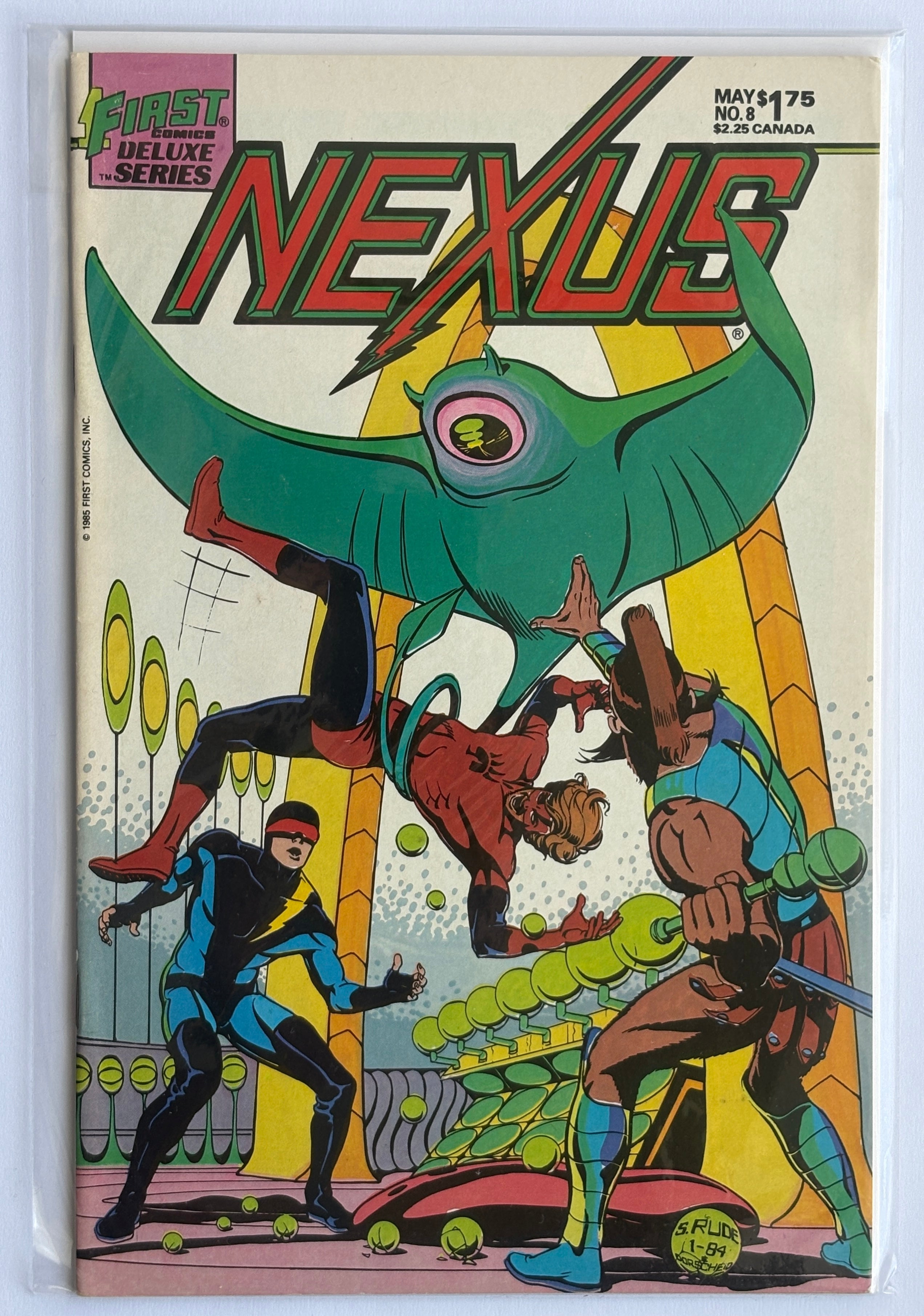 Nexus #8 - First Comics Deluxe Series - May 1985 VF 8.0