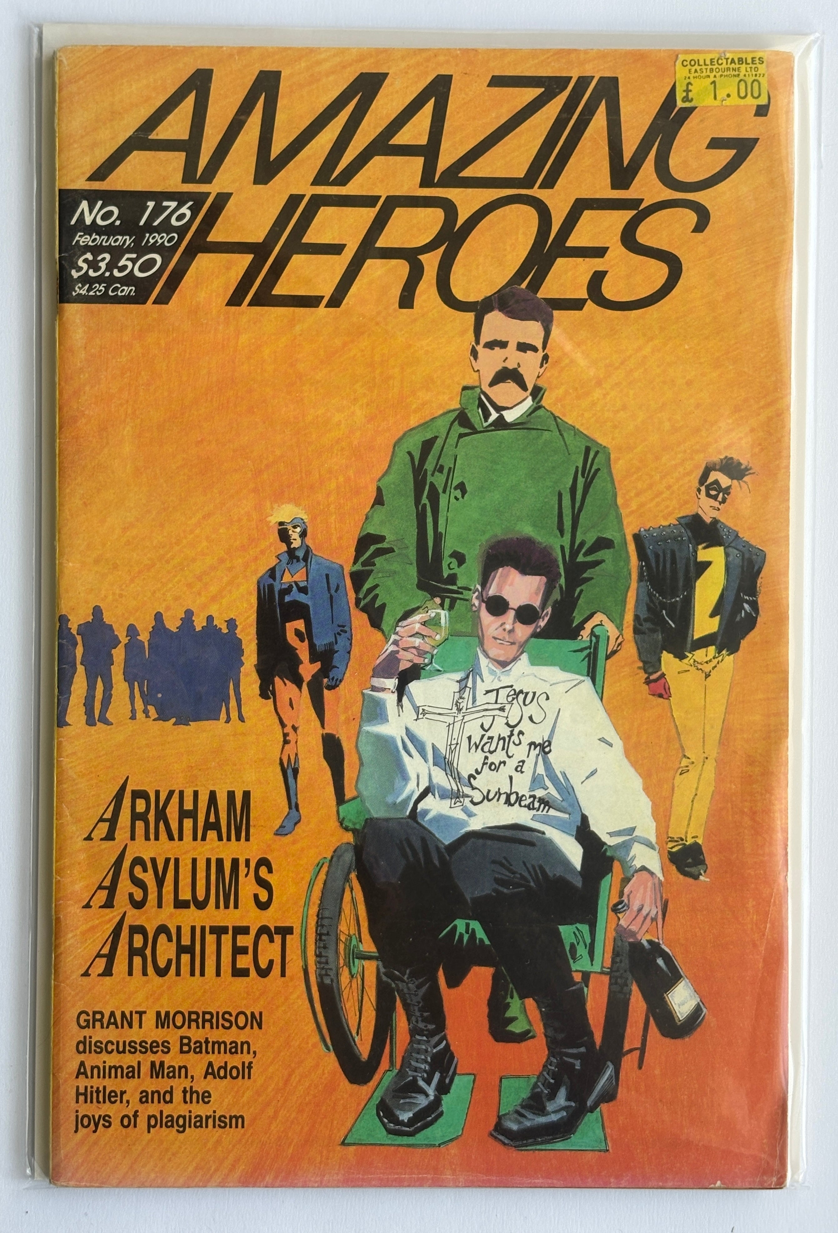 Amazing Heroes #176 - Fantagraphics February 1990 F/VF 7.0