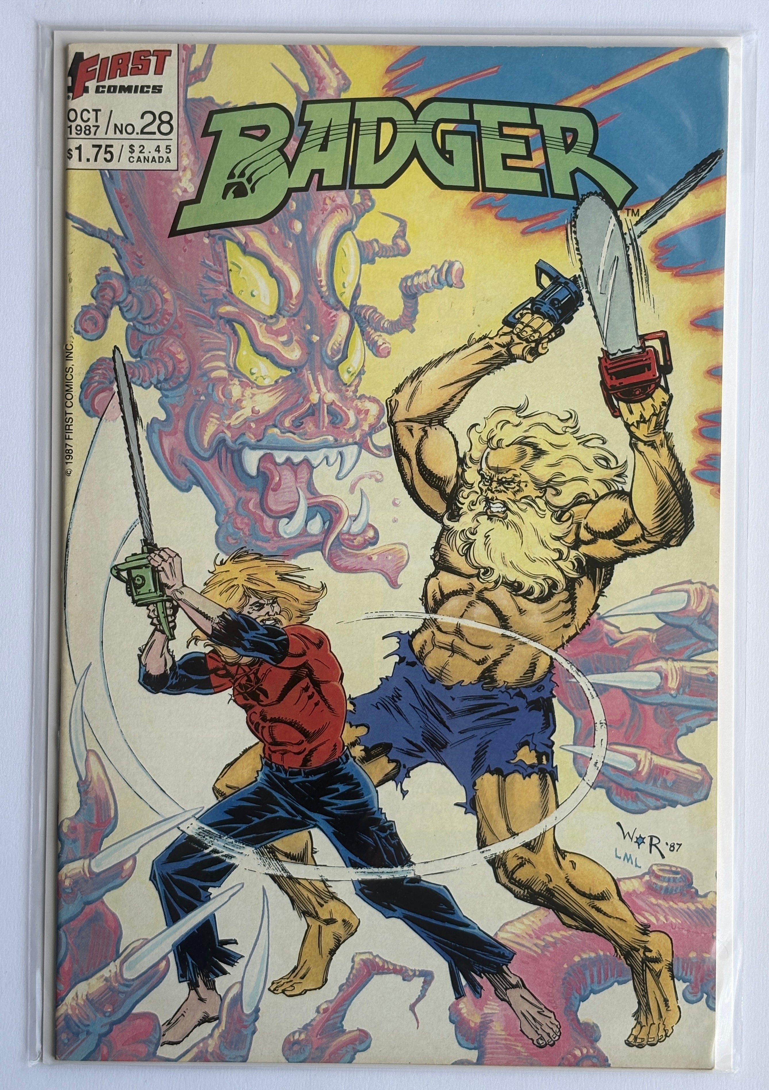 Badger #28 - First Comics Inc - October 1987 F/VF 7.0