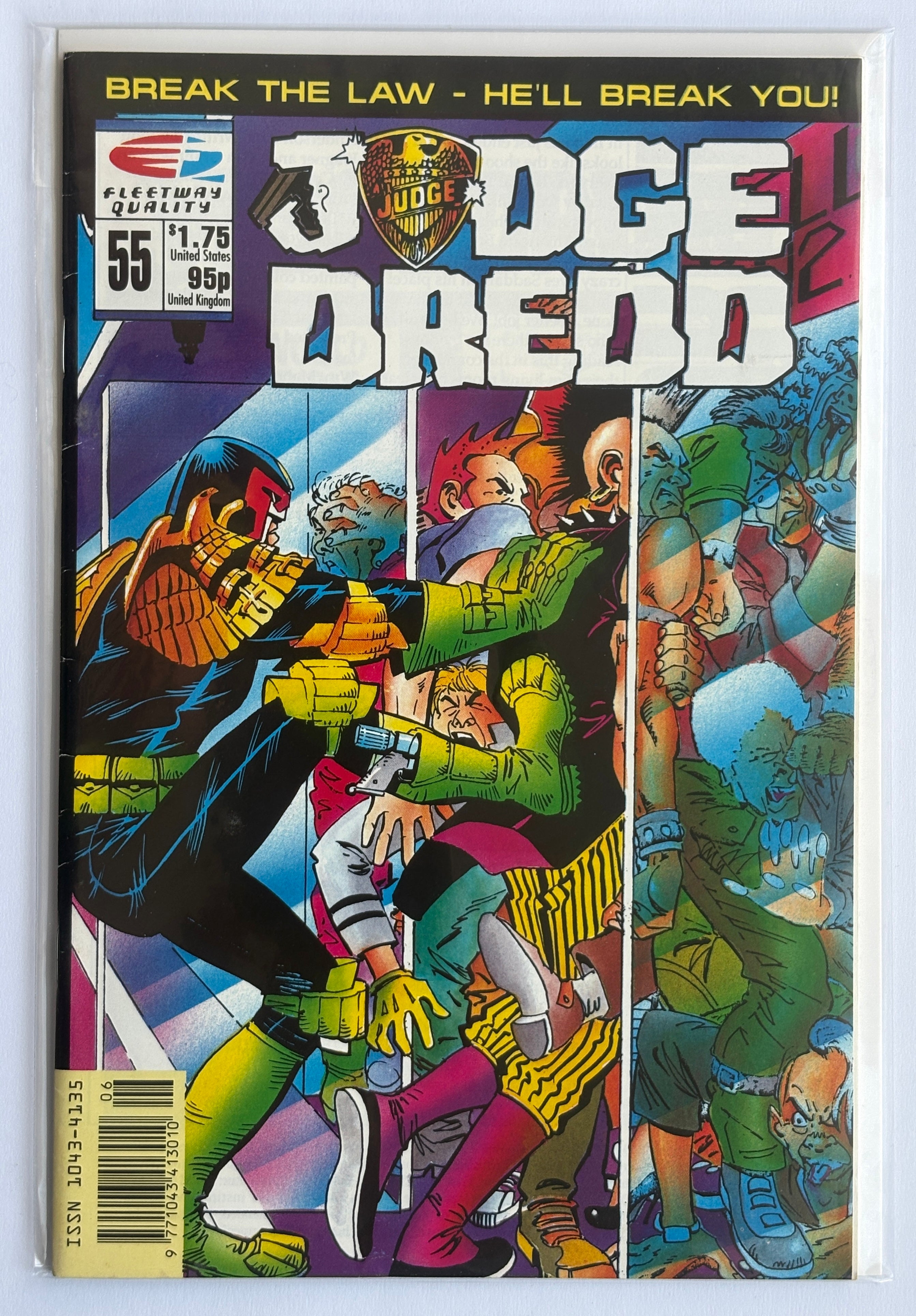 Judge Dredd #55 - Fleetway Quality Comics - 1991 FN 6.0