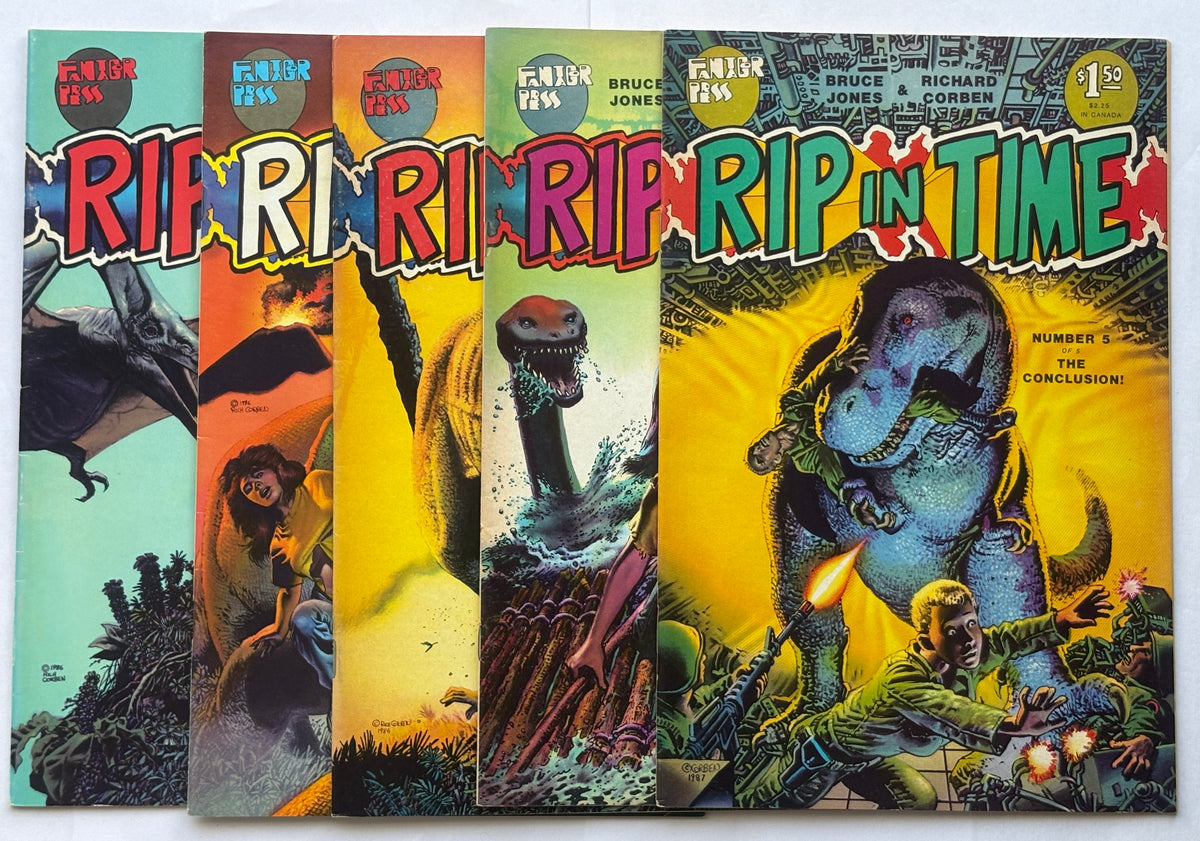Rip in Time #1 to 5  Set - Richard Corben Fantagor Press 1986/7 F/VF 7.0