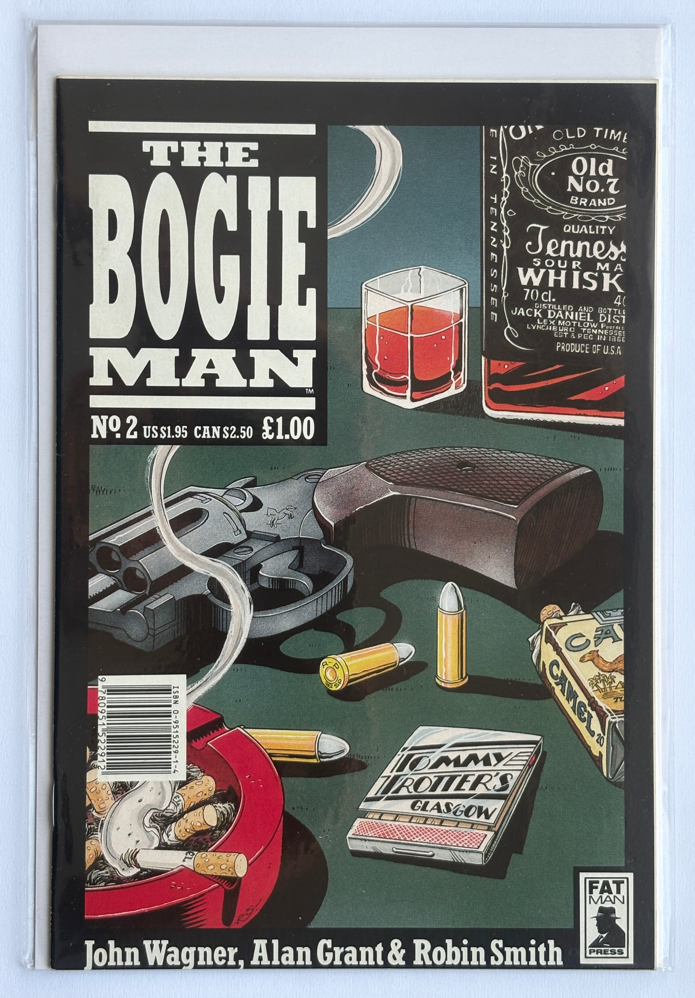 The Bogie Man #2 - Fat Man Press February 1990 VF+ 8.5