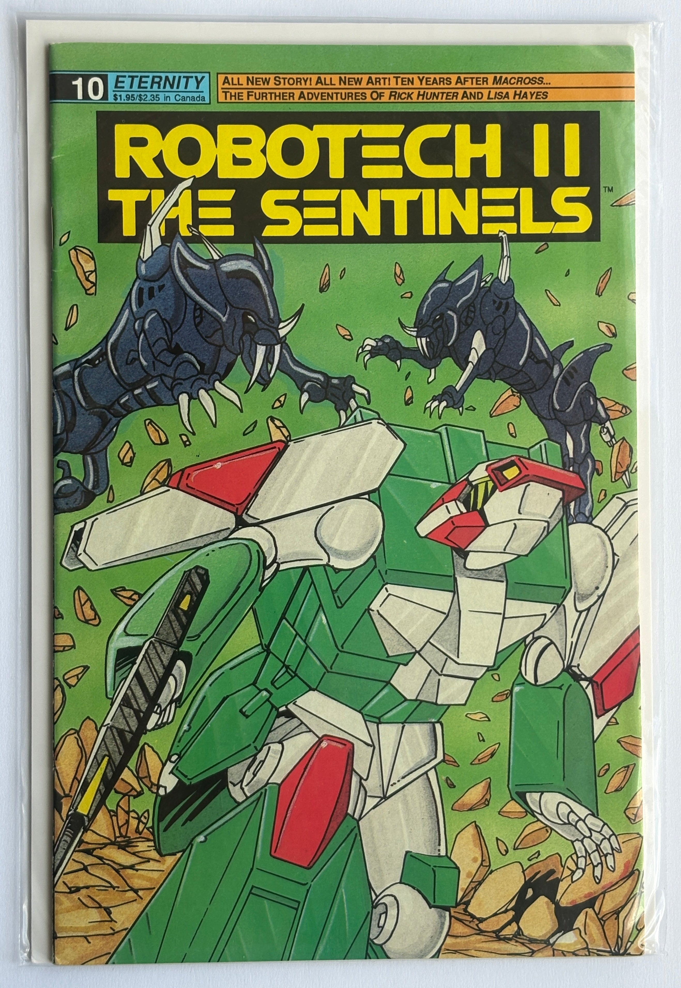 Robotech II The Sentinels #10 - Eternity Comics October 1989 F/VF 7.0