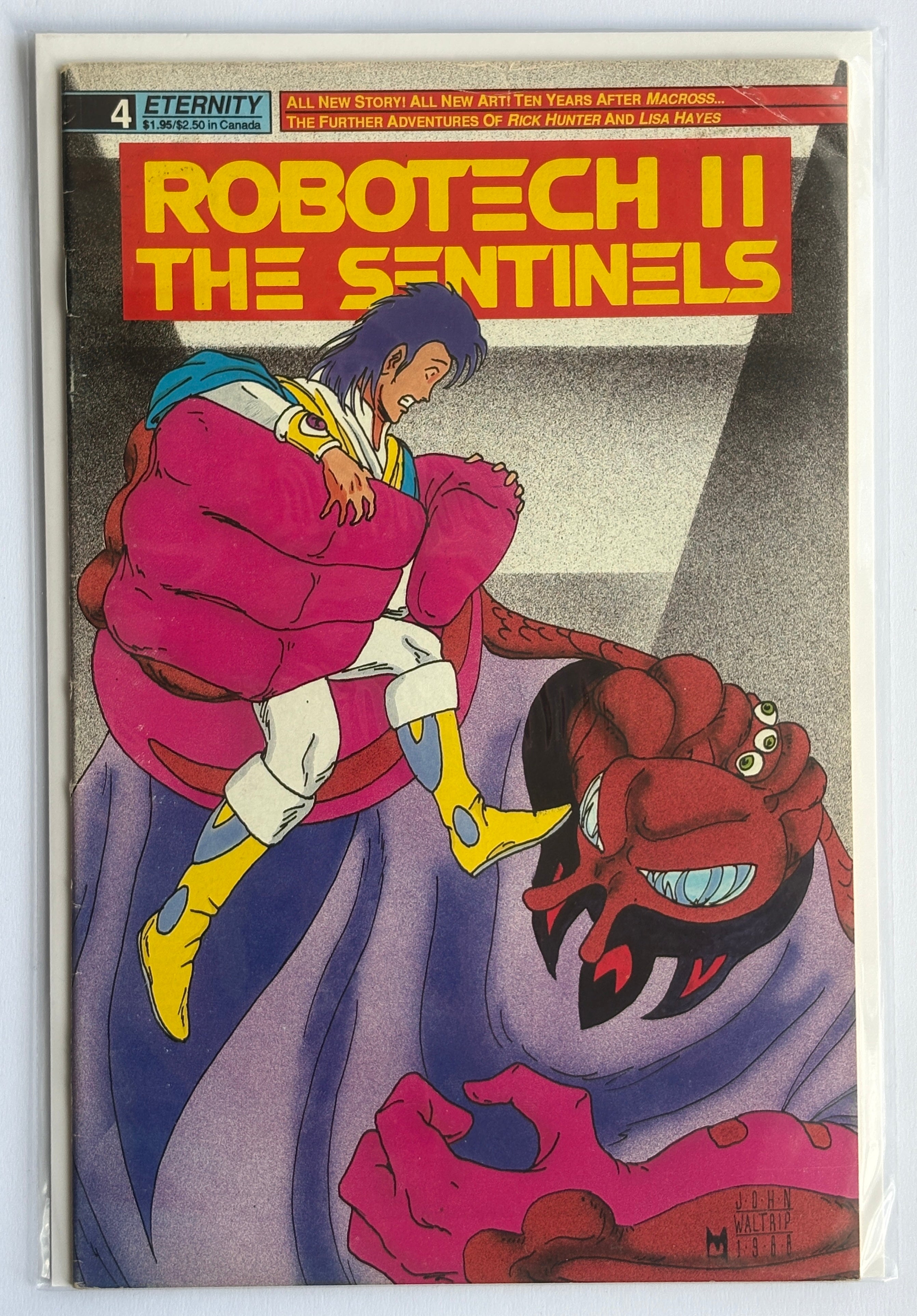 Robotech II The Sentinels #4 - Eternity Comics June February 1989 F/VF 7.0
