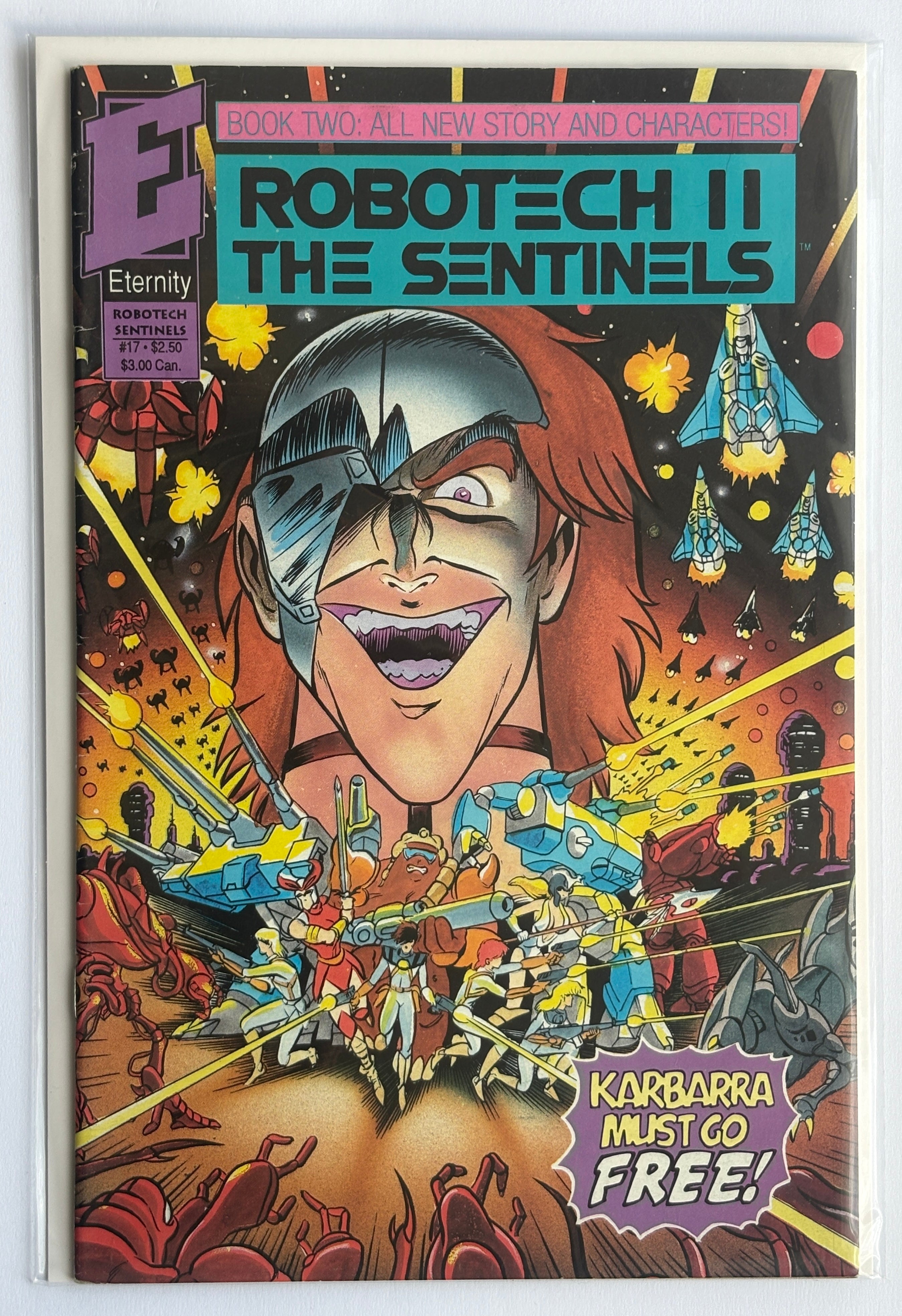 Robotech II The Sentinels Book II #17 - Eternity Comics November 1992 F/VF 7.0