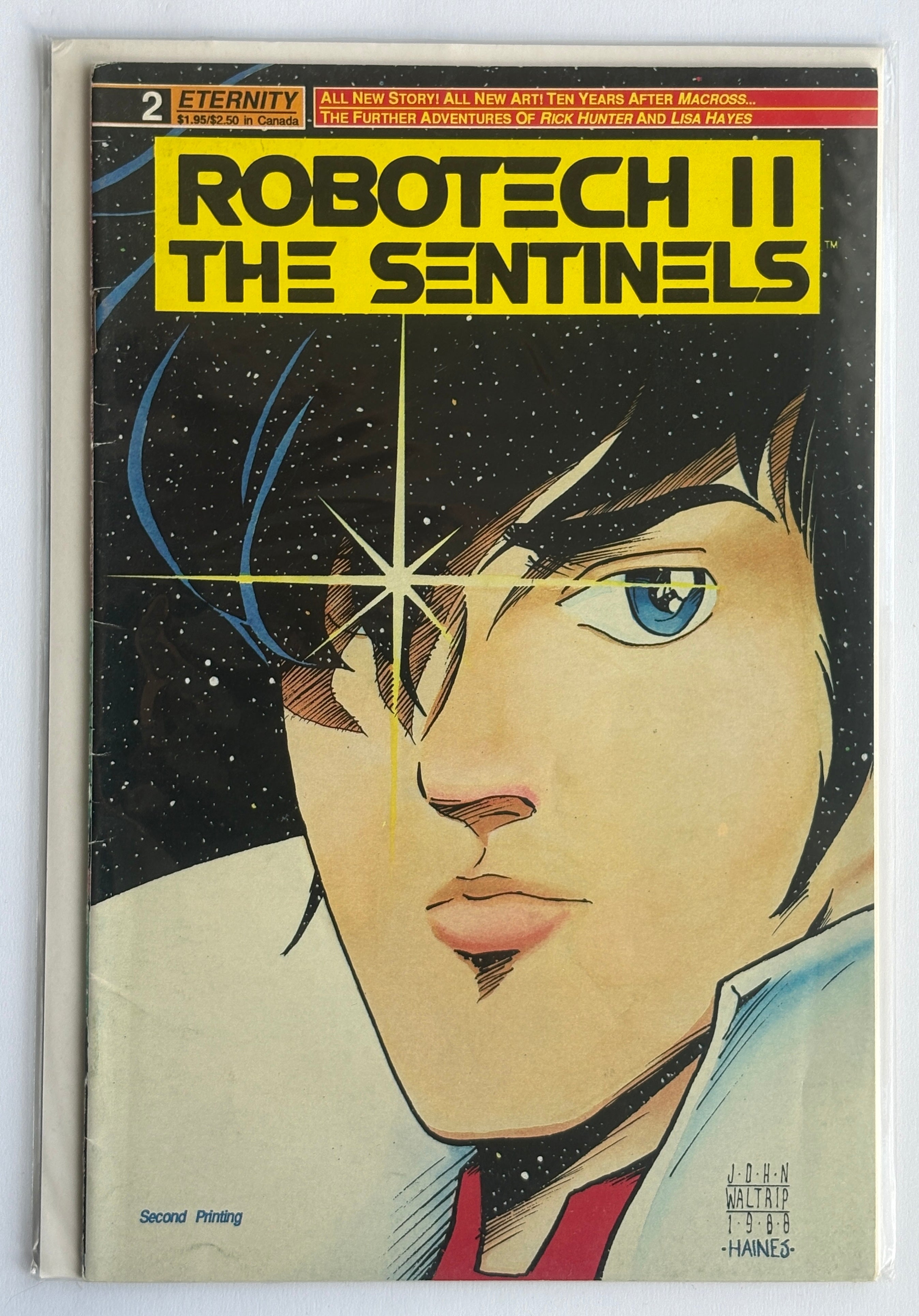 Robotech II The Sentinels #2 Special 2nd Printing Eternity Comics 1989 FN+ 6.5