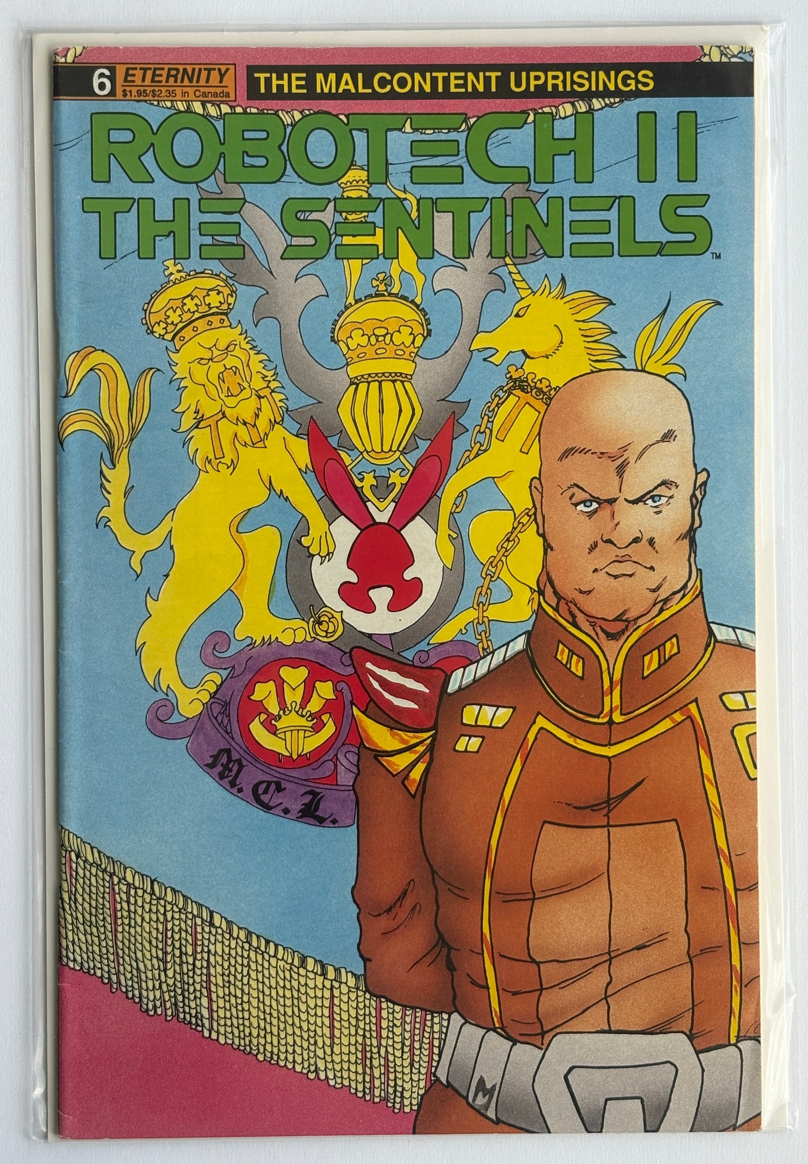 Robotech II The Sentinels #6 - Eternity Comics June 1990 F/VF 7.0