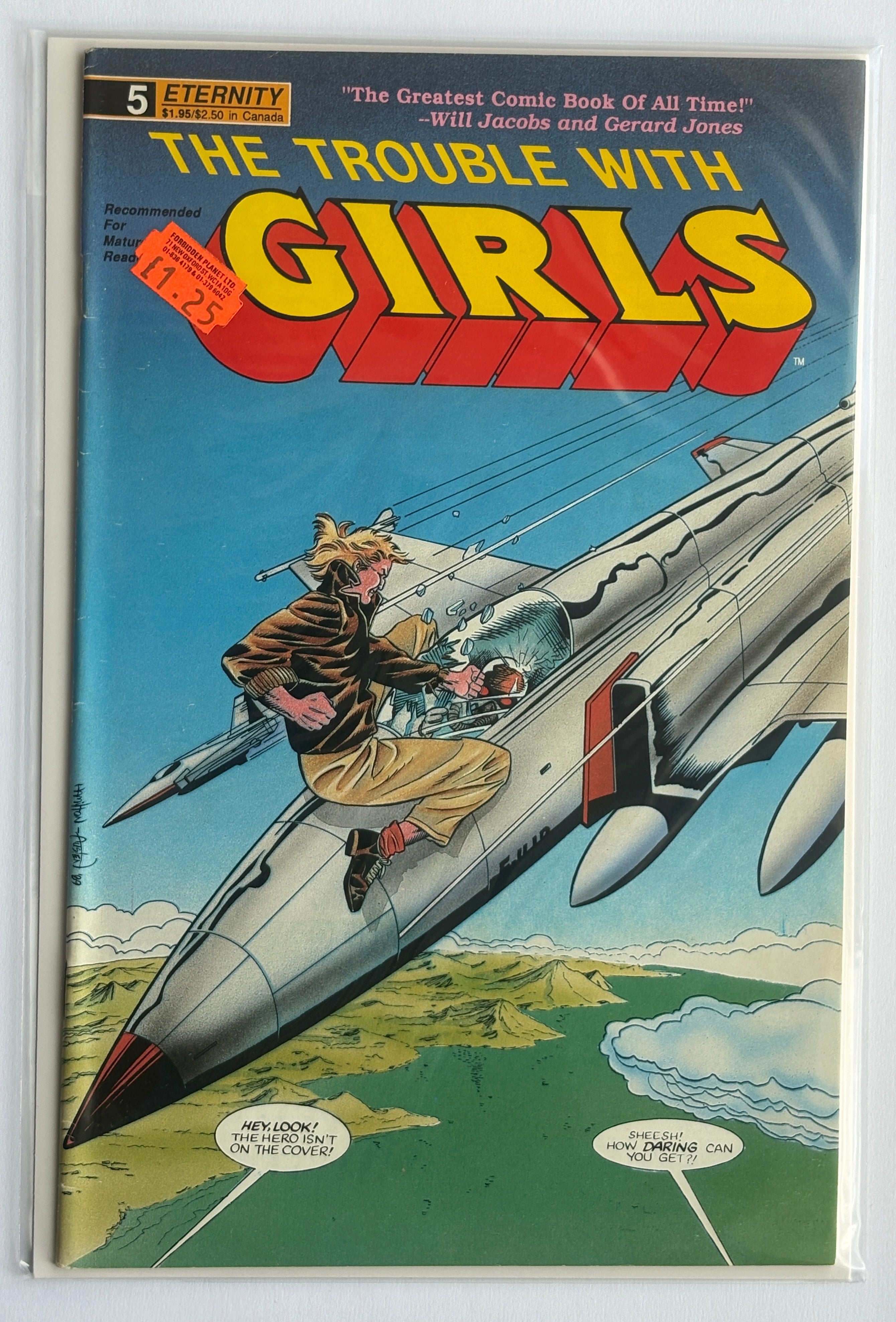The Trouble with Girls #5 - Eternity Comics July 1989 F/VF 7.0