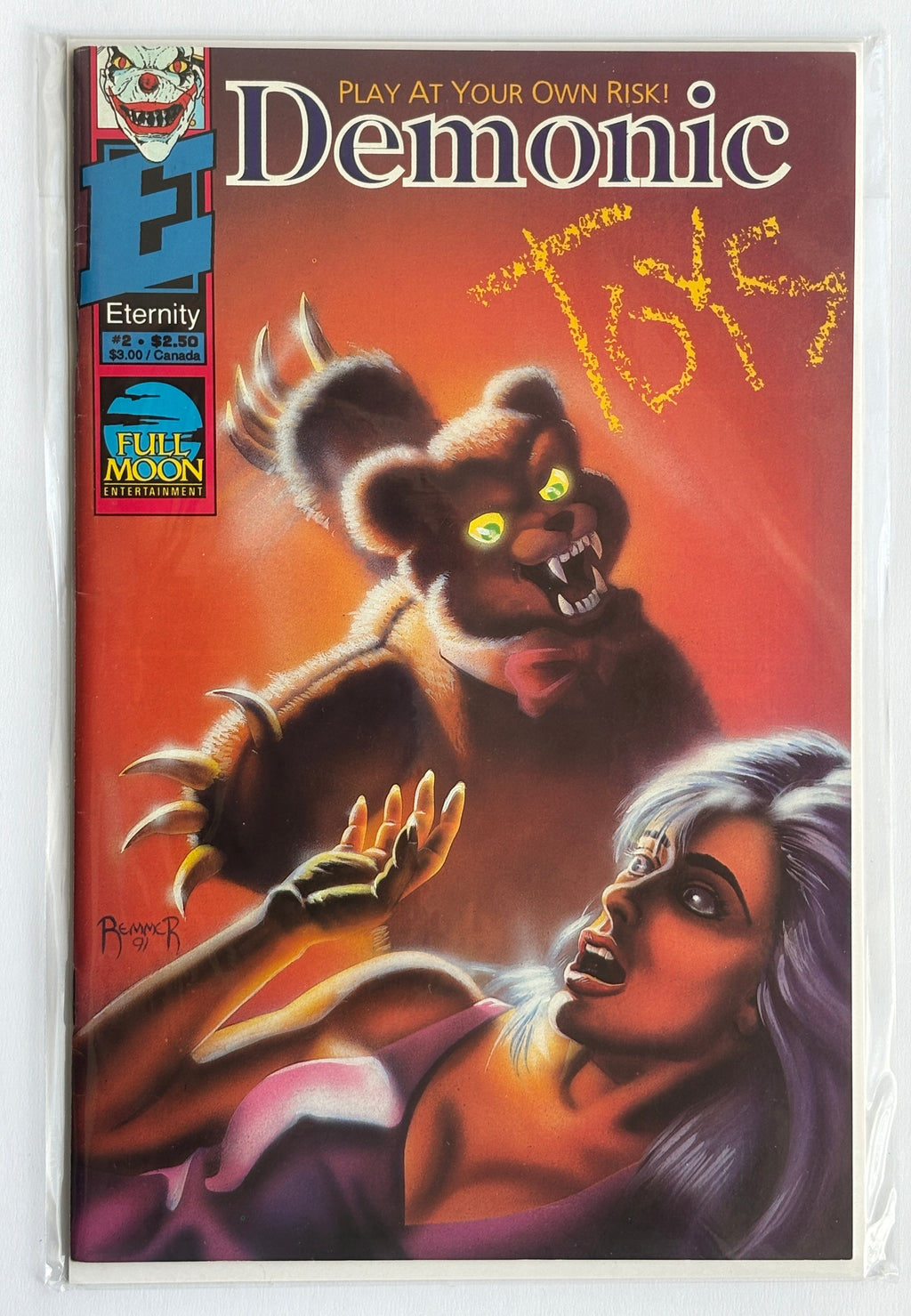 Demonic Toys #1 to 4 Complete 4 Issue Set Full Moon Eternity Comics 1992 VF- 7.5