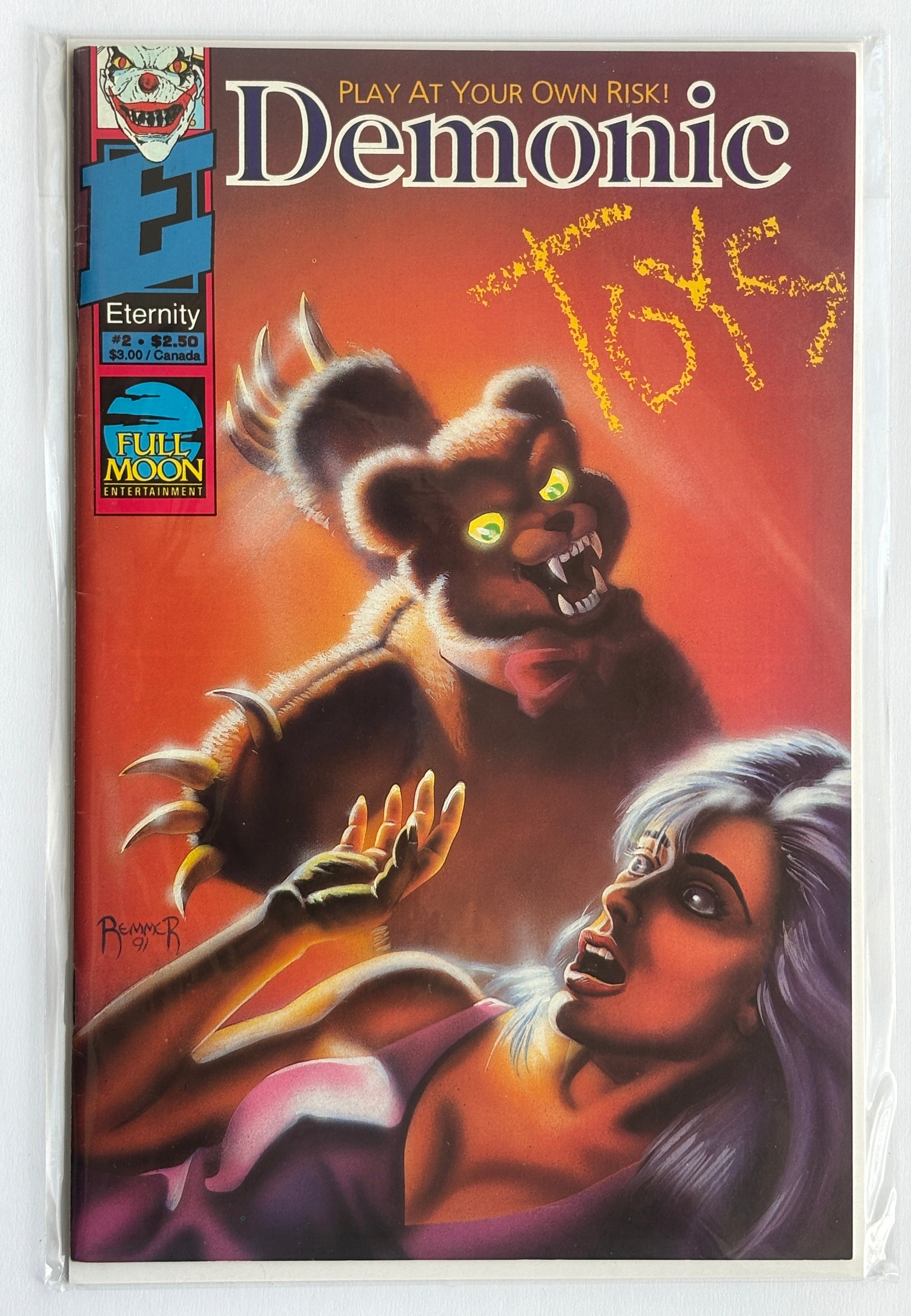 Demonic Toys #1 to 4 Complete 4 Issue Set Full Moon Eternity Comics 1992 VF- 7.5