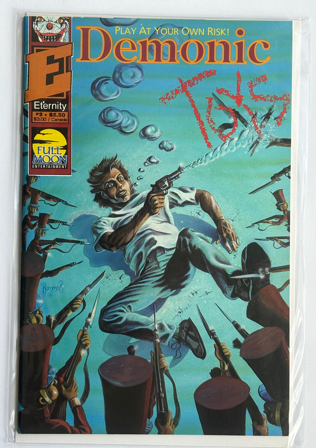 Demonic Toys #1 to 4 Complete 4 Issue Set Full Moon Eternity Comics 1992 VF- 7.5