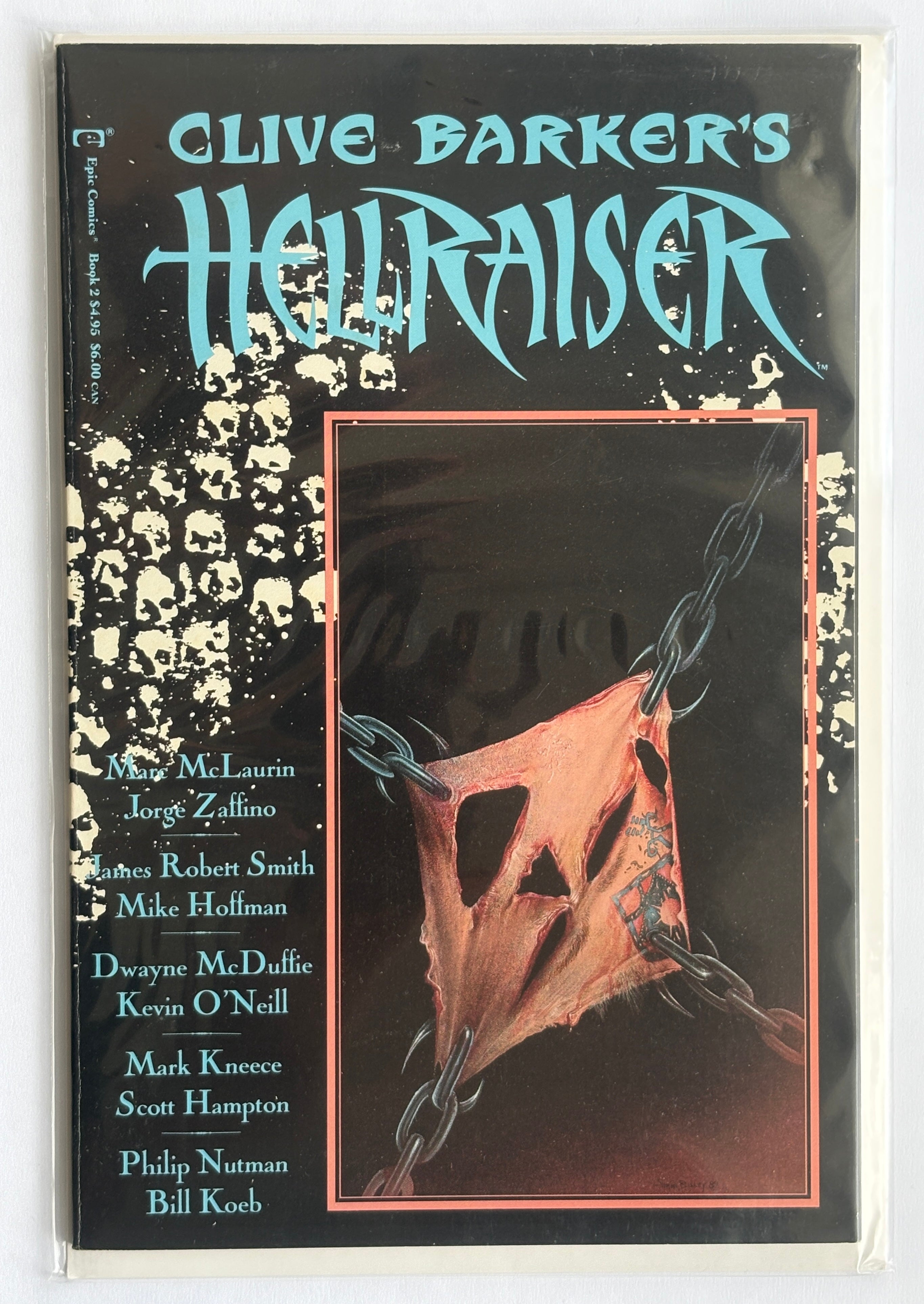 Clive Barker's Hellraiser #2 - Epic Comics 1990 VF 8.0
