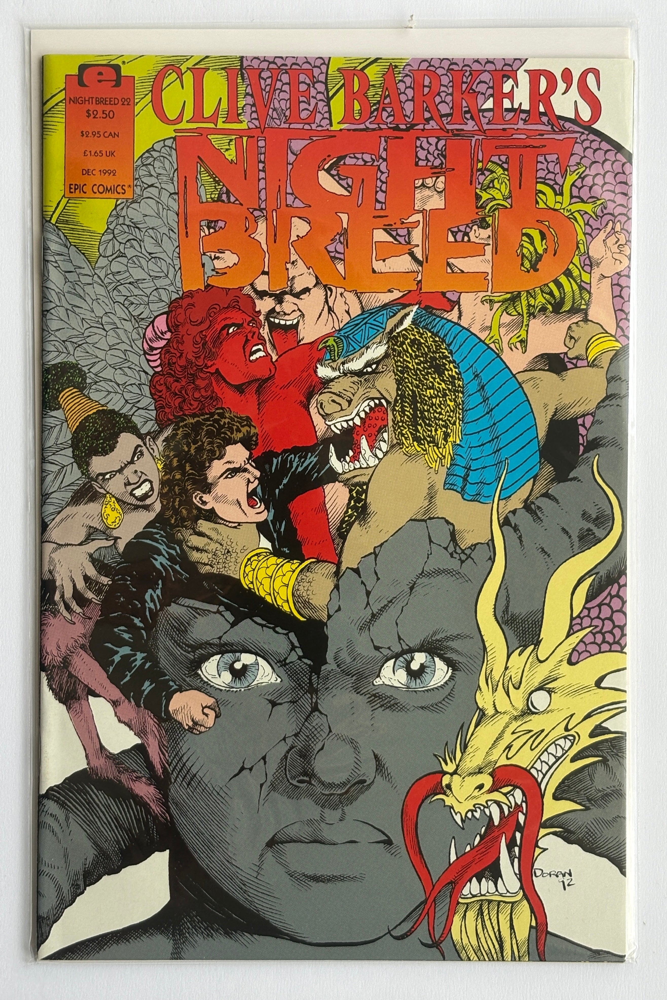 Clive Barker's Nightbreed #22 - Epic Comics December 1992 VF/NM 9.0