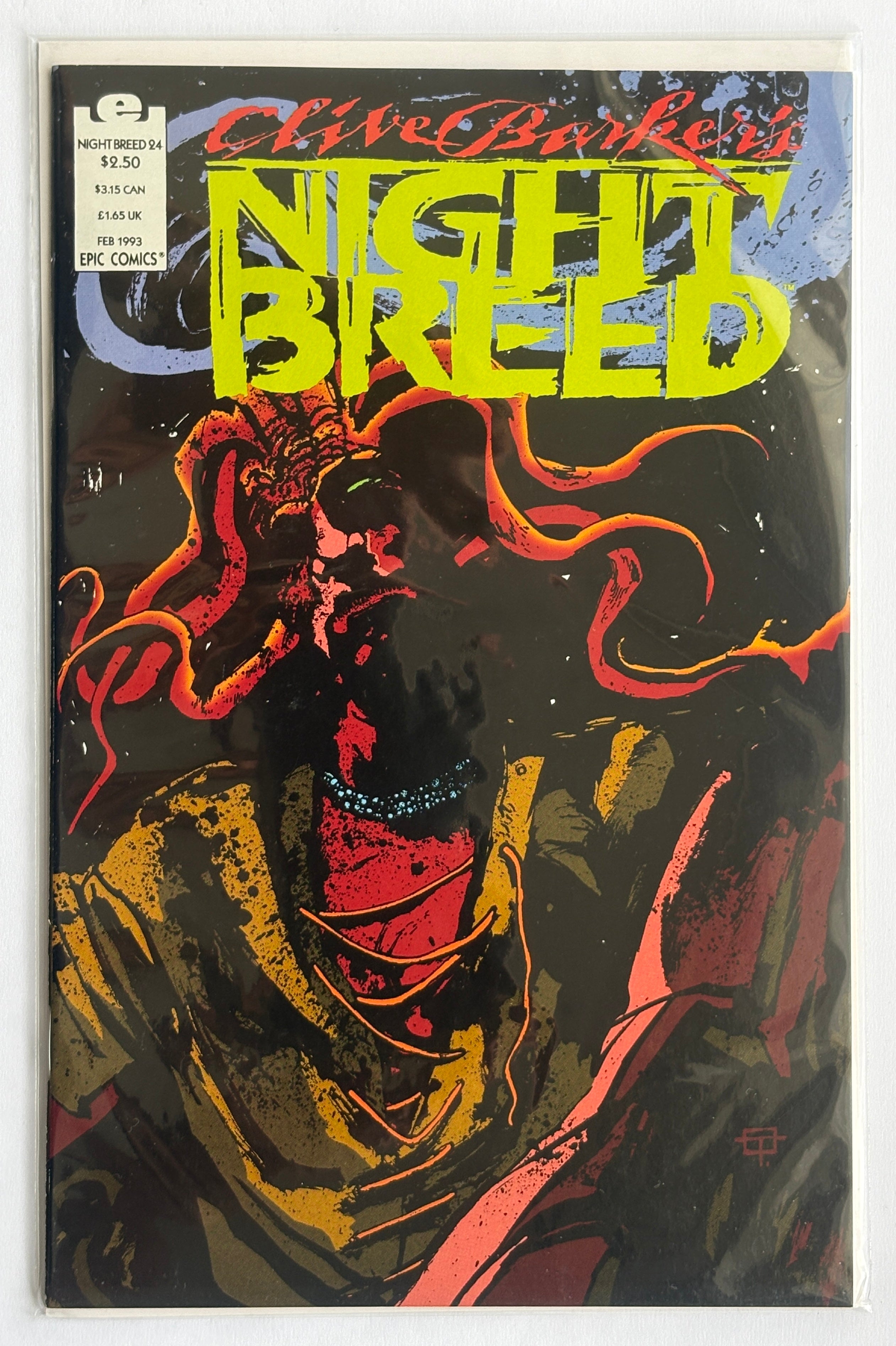 Clive Barker's Nightbreed #24 - Epic Comics February 1993 VF/NM 9.0