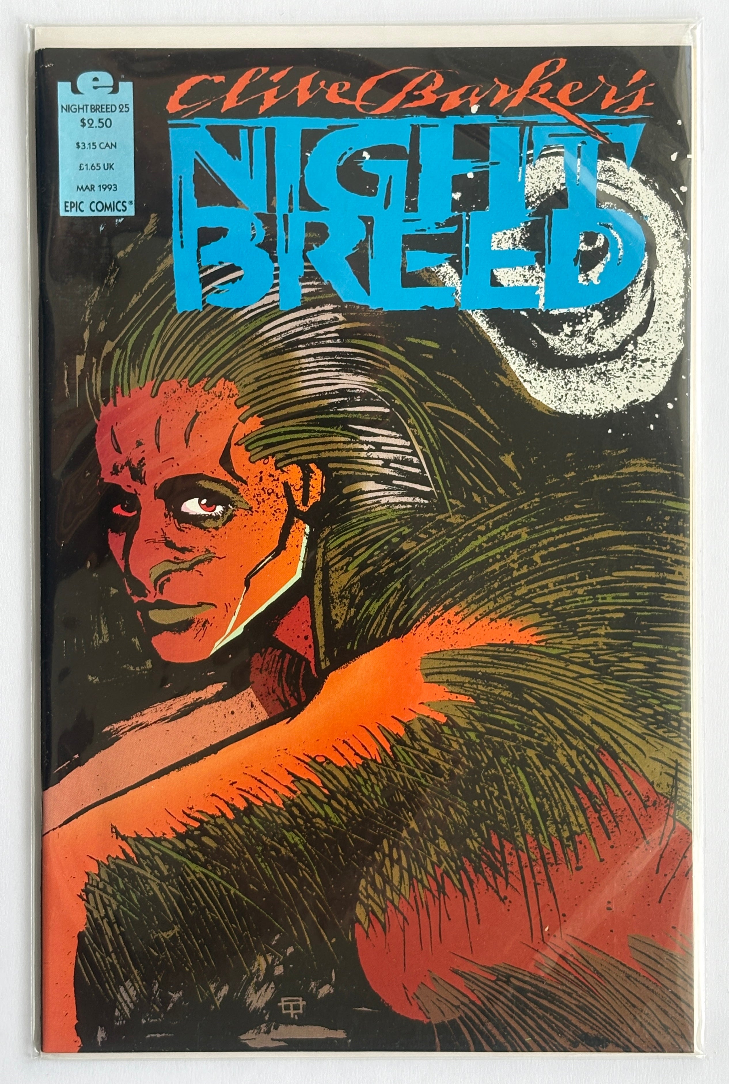 Clive Barker's Nightbreed #25 - Epic Comics March 1993 VF+ 8.5