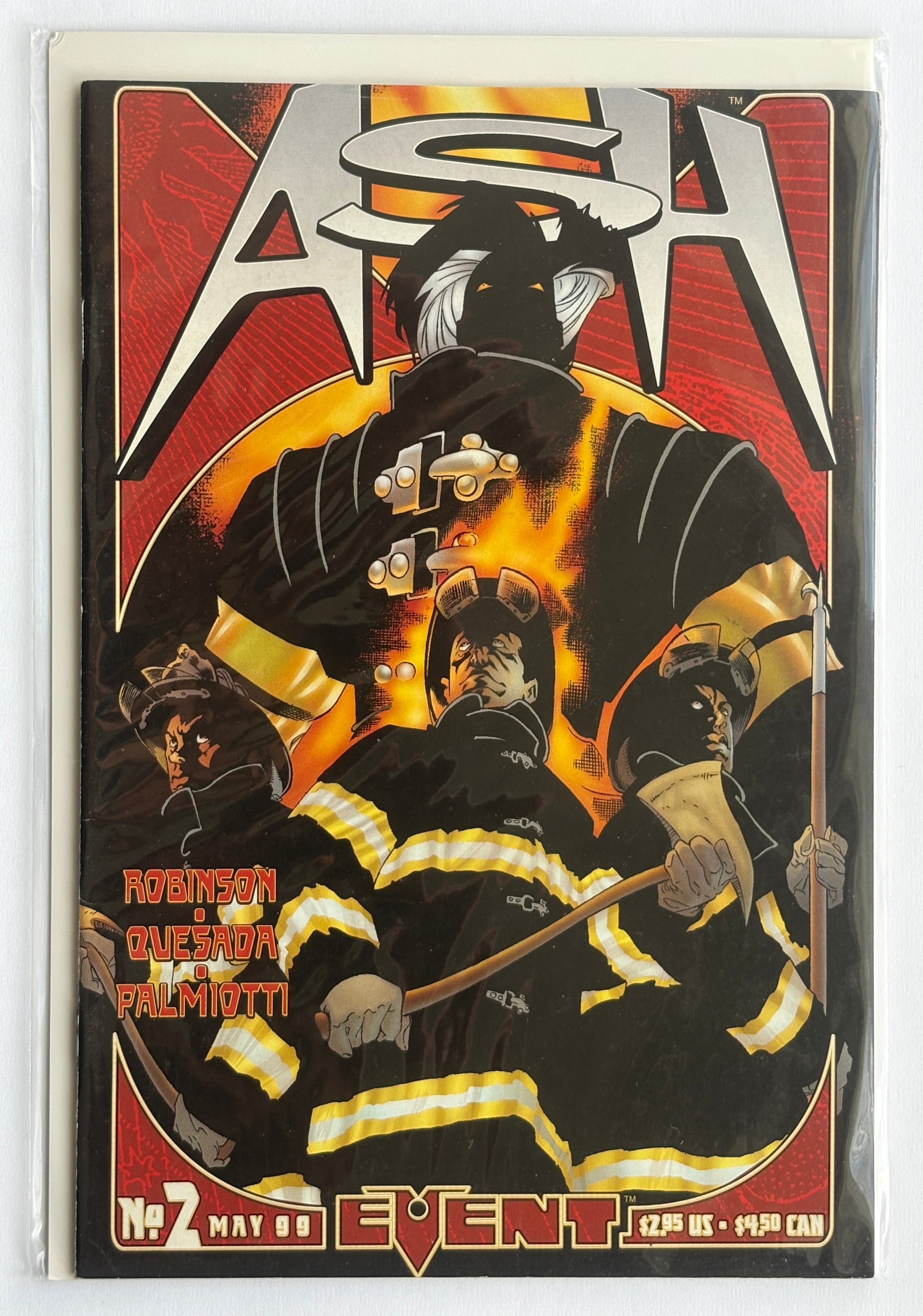 Ash #2 Fire and Crossfire - Event Comics May 1999 F/VF 7.0