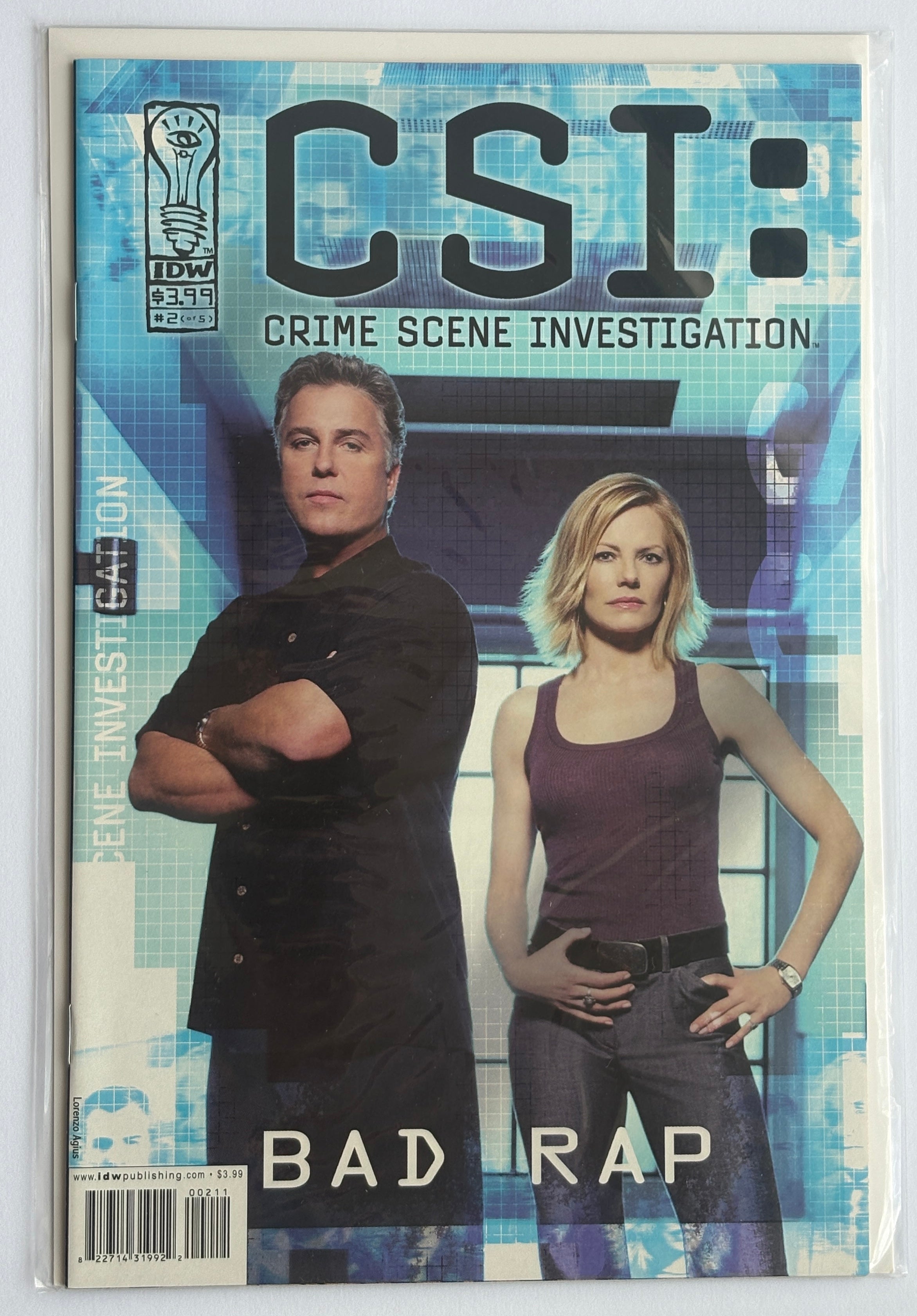 CSI: Crime Scene Investigation Bad Rap #2 - IDW September 2003 VF+ 8.5