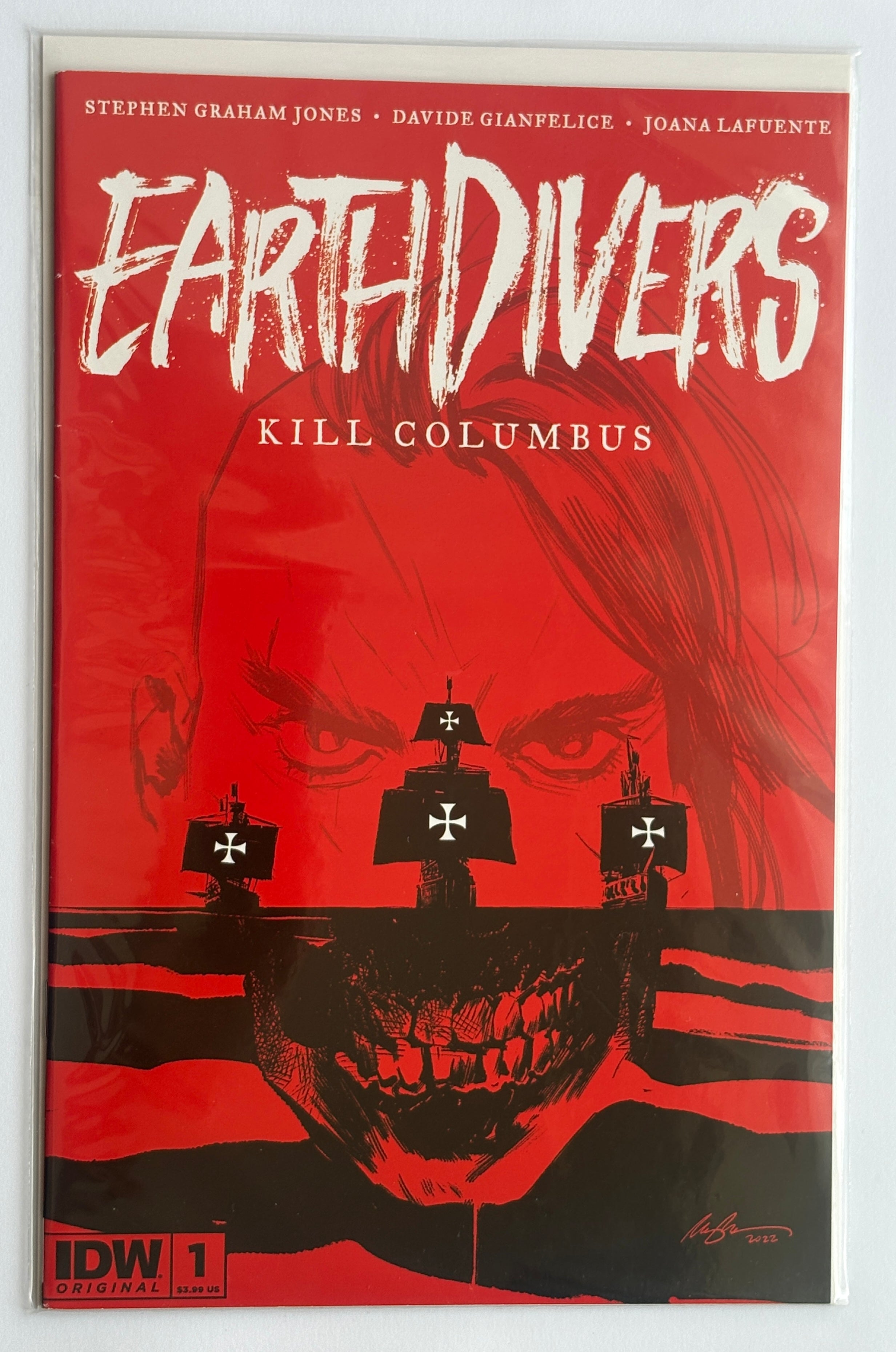 Earth Divers #1 - 2nd Printing IDW Publishing 2022 VF 8.0