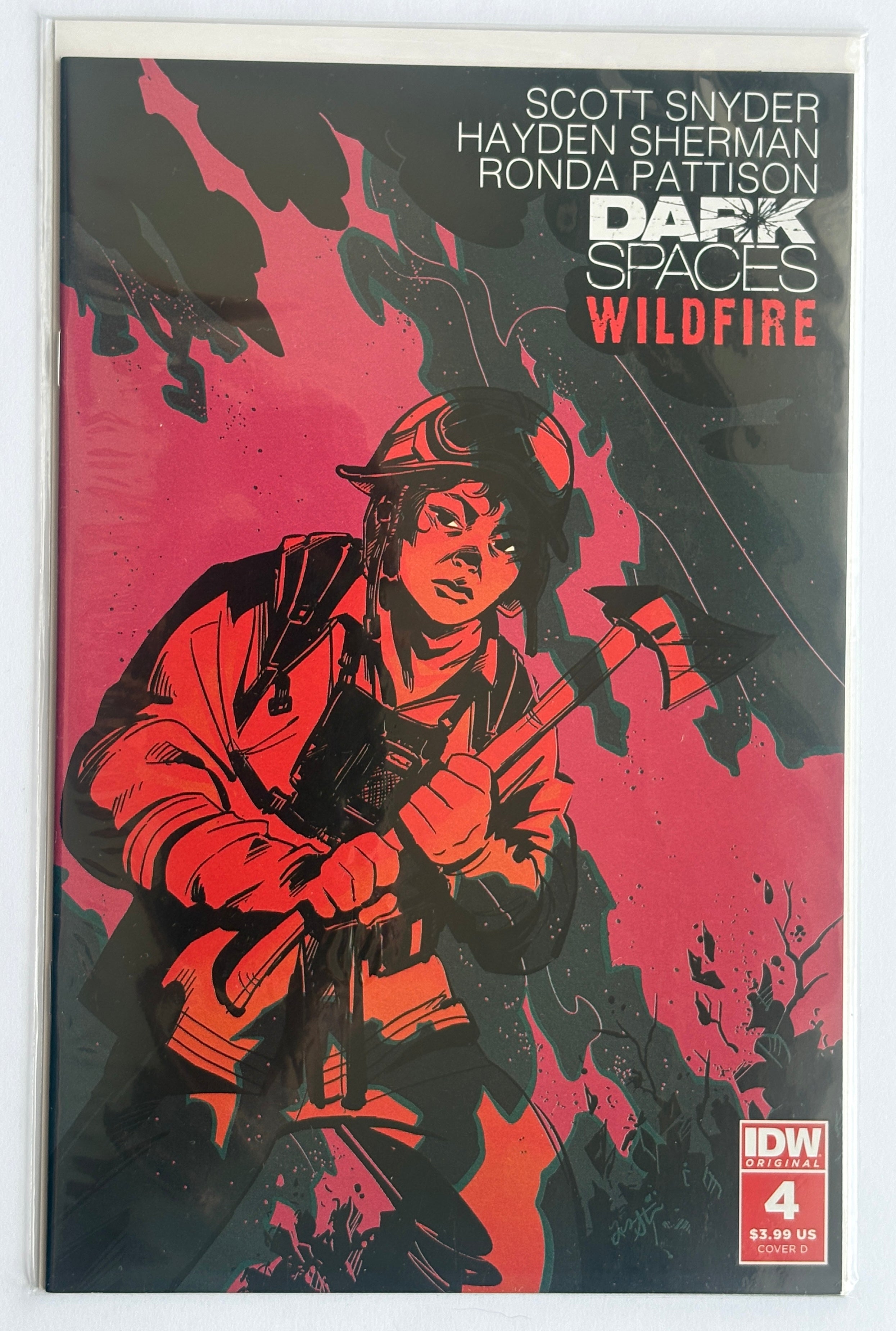 Dark Spaces: Wildfire #4  1st Printing Cover D IDW Comics October 2022 VF/NM 9.0