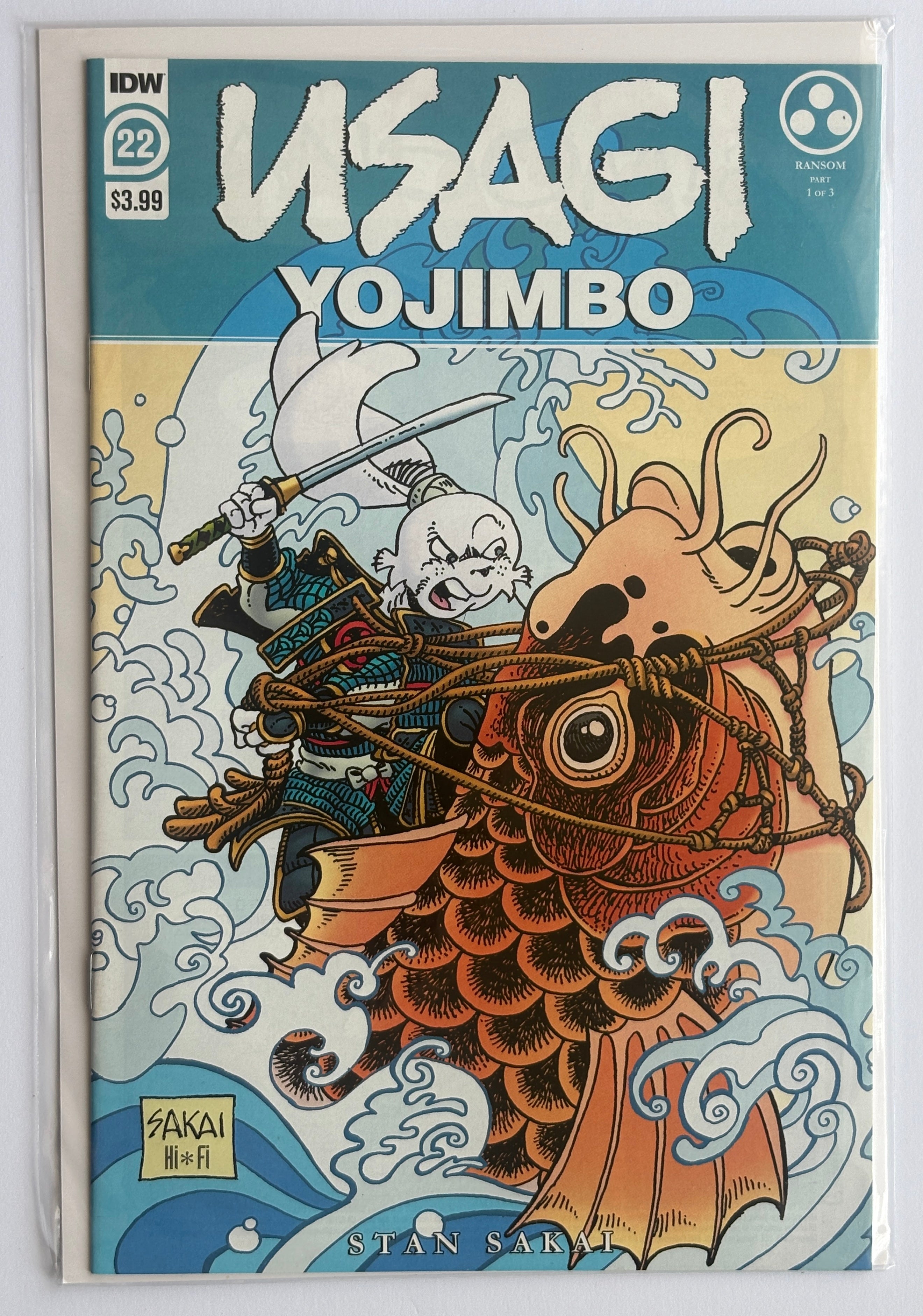 Usagi Yojimbo #22 - 1st Print IDW Publishing September 2021 NM- 9.2