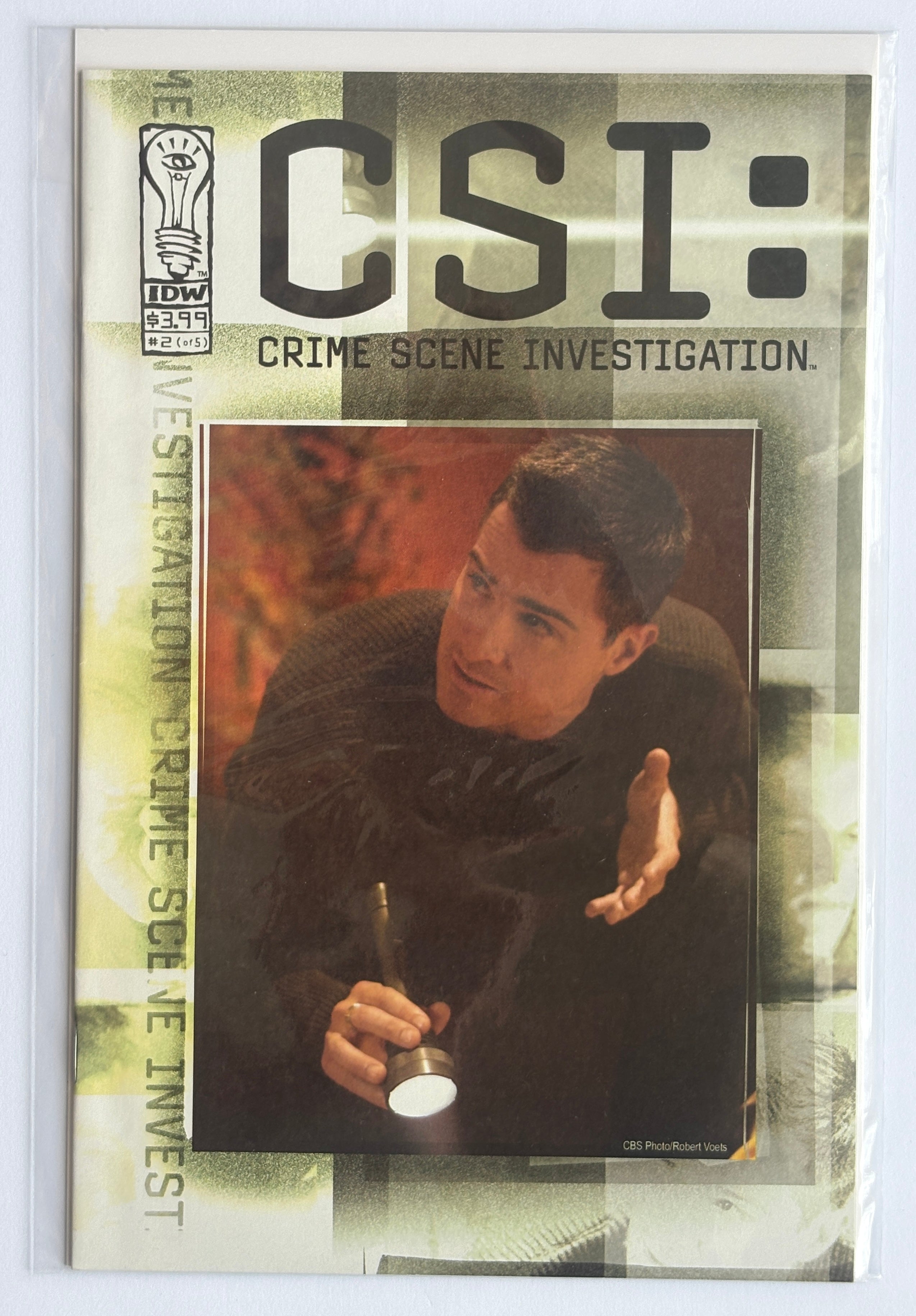 CSI: Crime Scene Investigation Serial #2 - 1st Print IDW February 2003 VF/NM 9.0