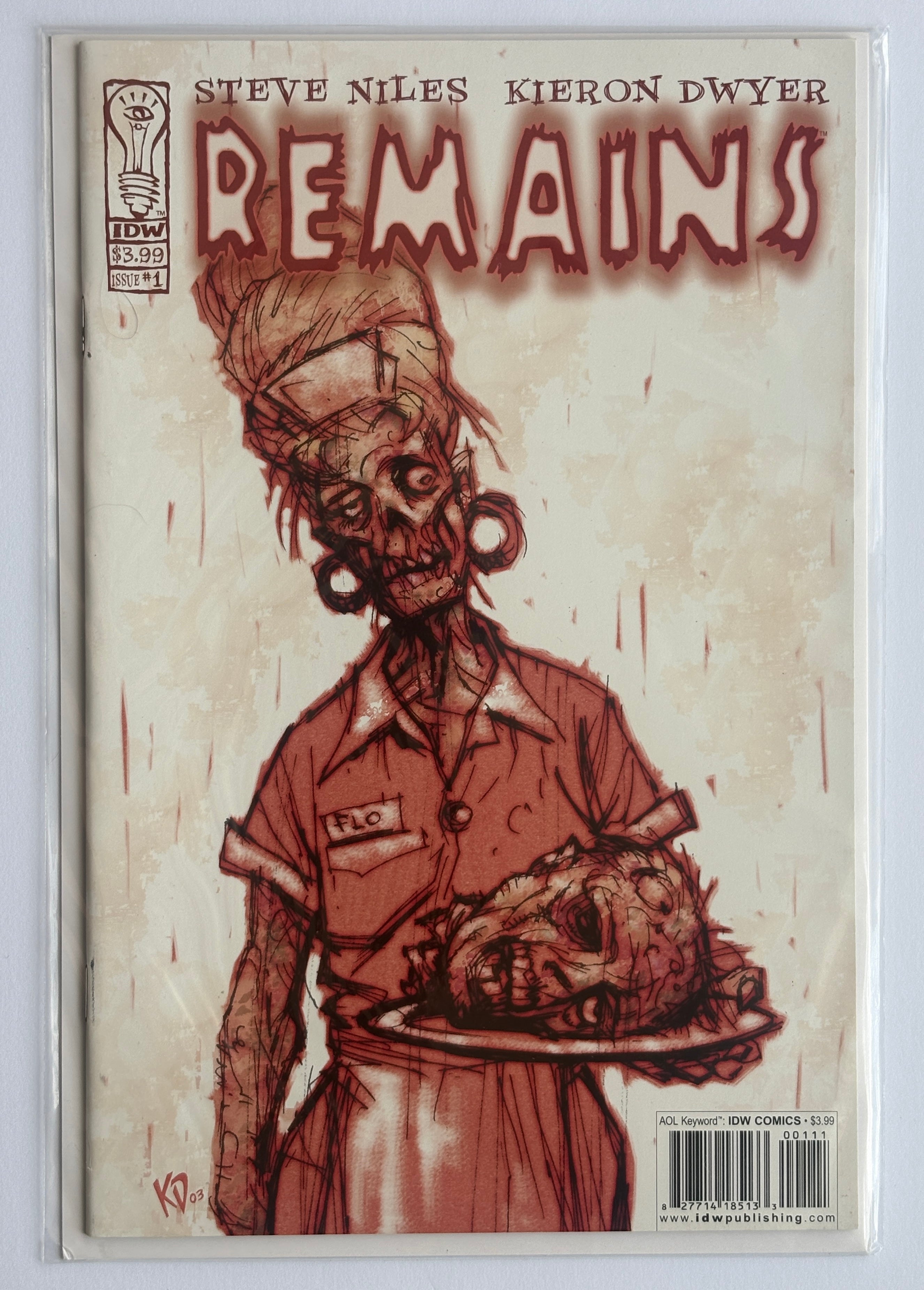 Remains #1 - 1st Printing - IDW Publishing May 2004 VF/NM 9.0