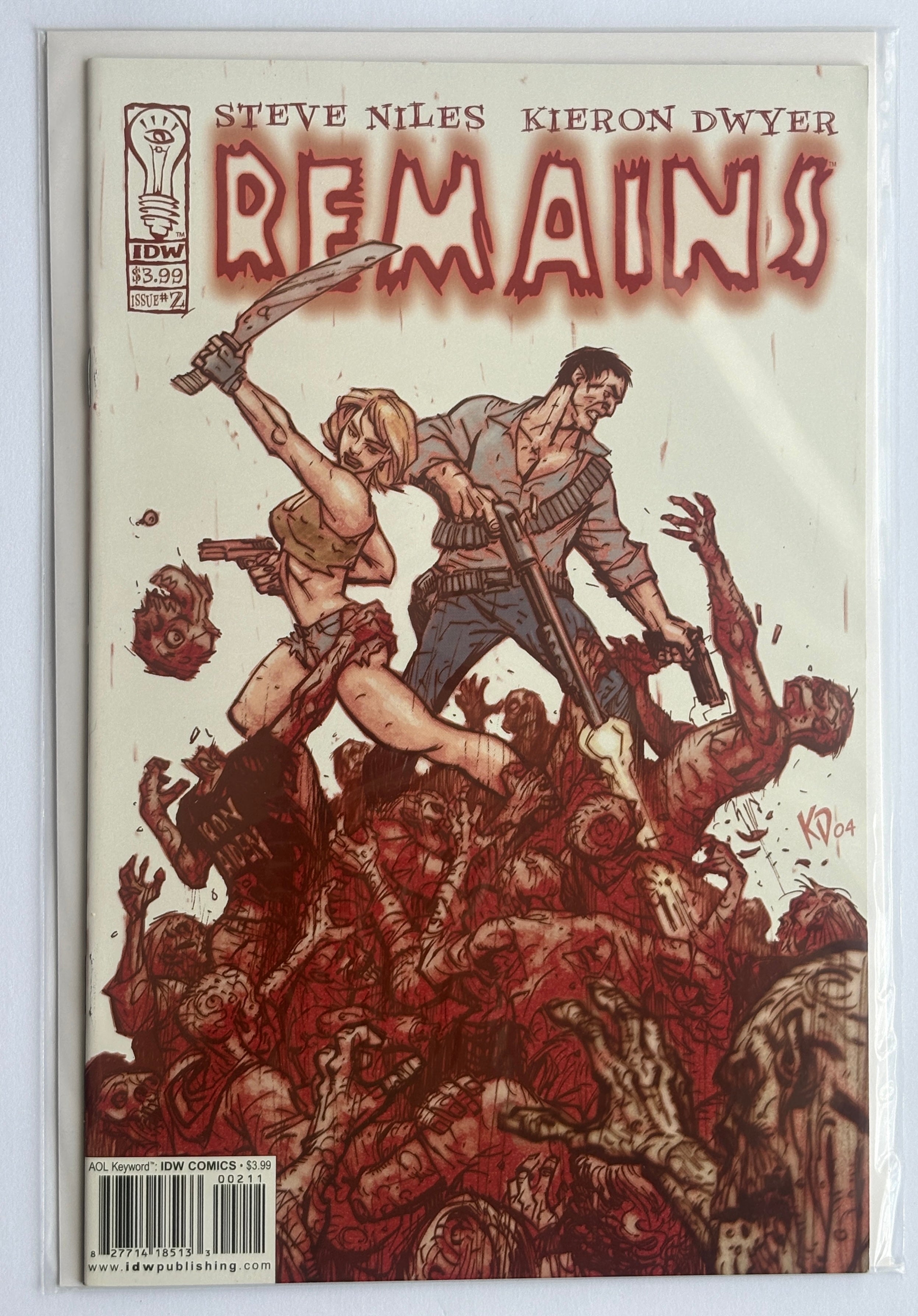 Remains #2 - 1st Printing - IDW Publishing June 2004 VF/NM 9.0