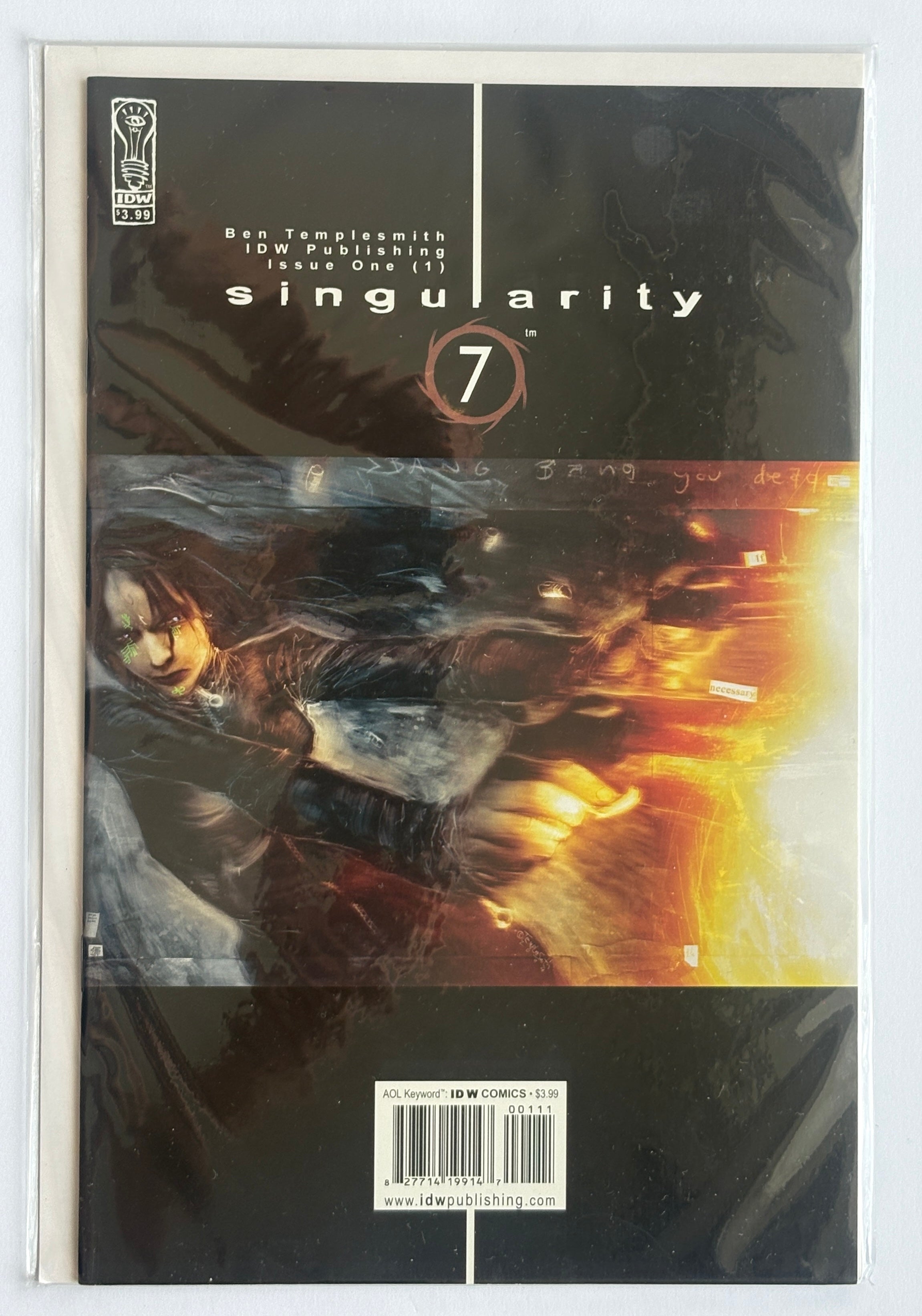 Singularity 7 #1 - 1st Printing IDW July 2004 VF/NM 9.0