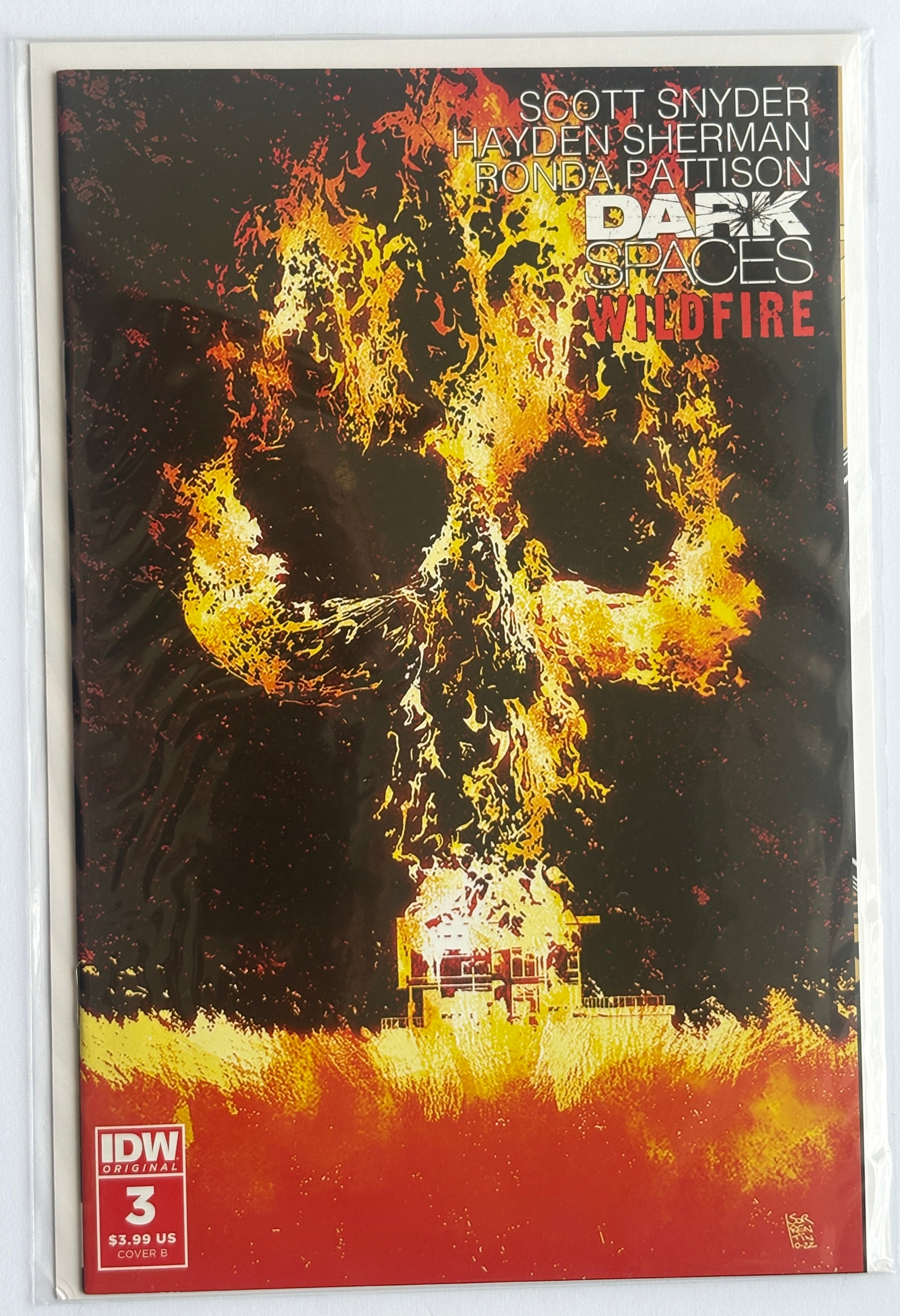 Dark Spaces: Wildfire #3  1st Printing Cover B IDW September 2022 VF/NM 9.0