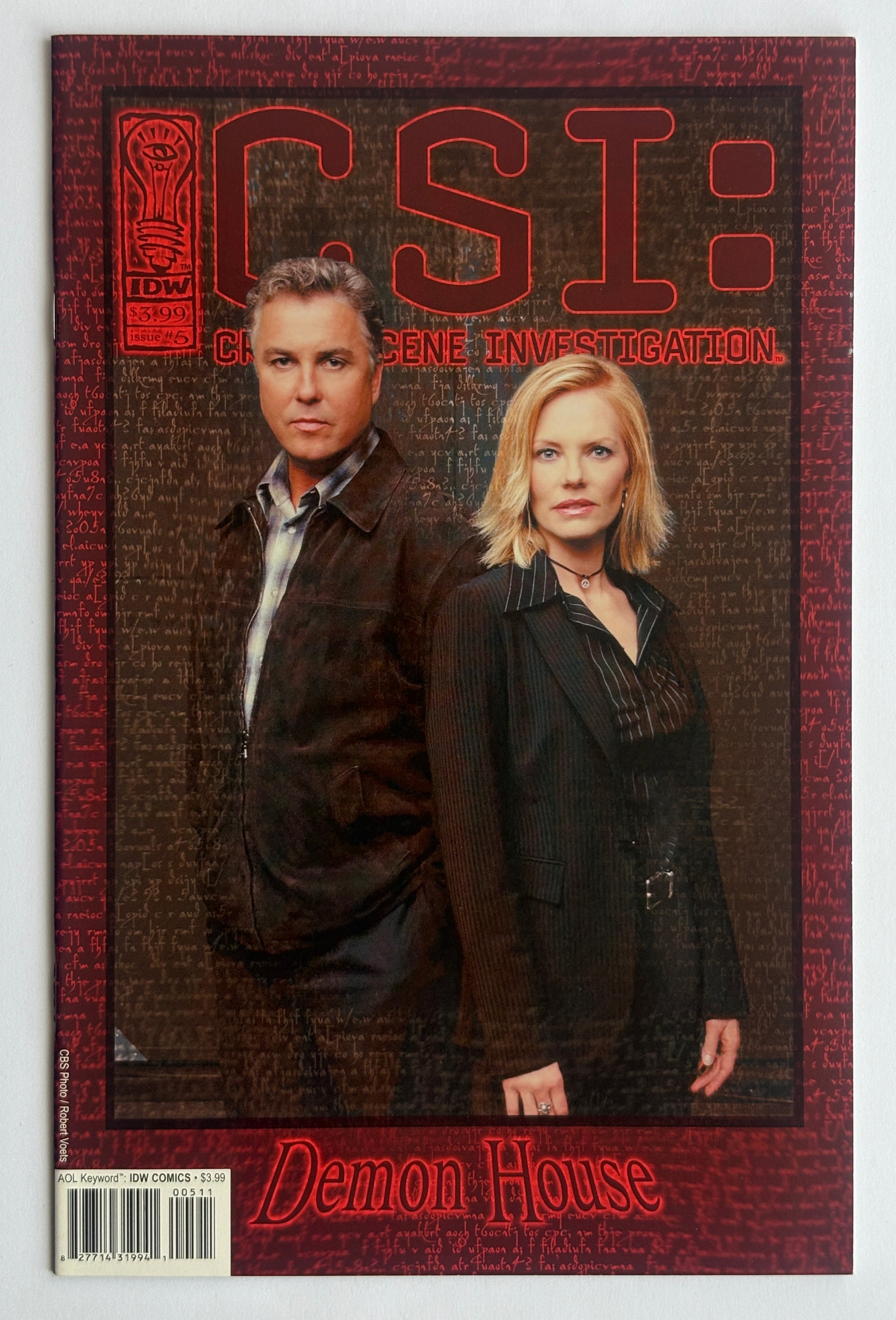CSI: Crime Scene Investigation Demon House #5 - IDW June 2004 VF/NM 9.0
