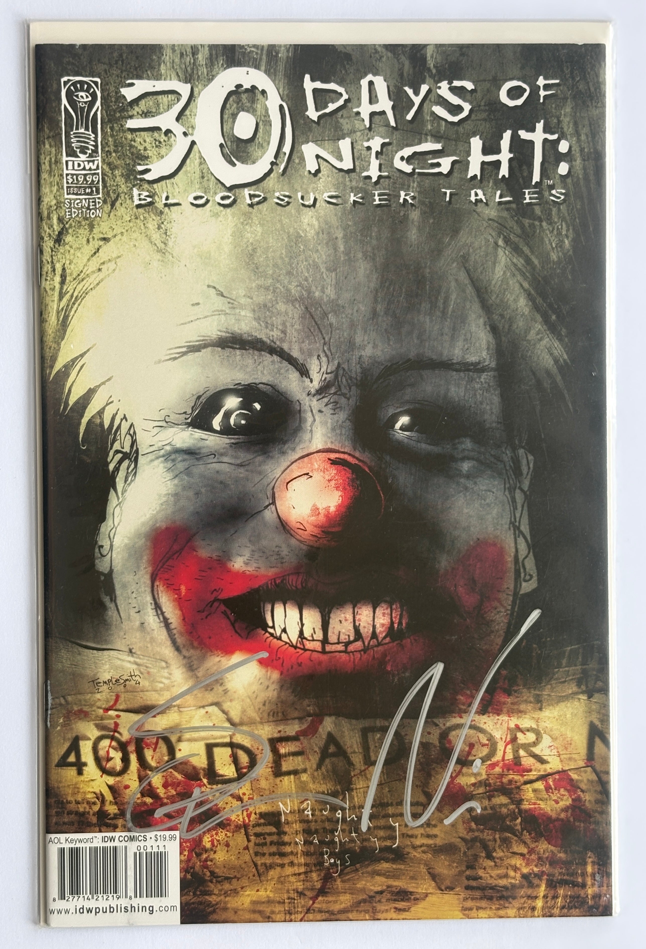 30 Days of Night: Bloodsucker Tales #1 - Signed Steve Niles with Certificate