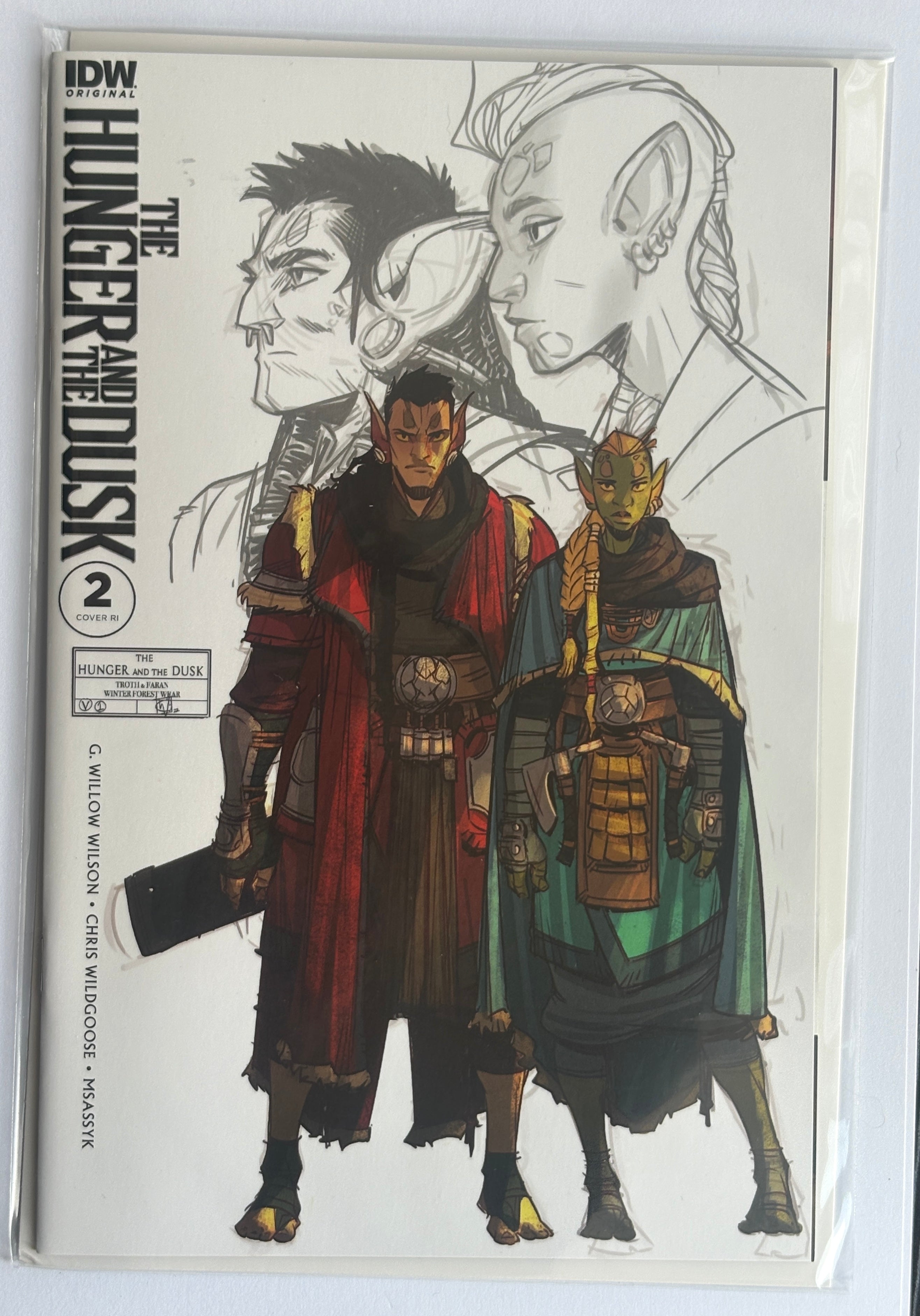 The Hunger and the Dusk #2 - 1st Printing Cover RI Retailer Incentive IDW August 2023 NM 9.4
