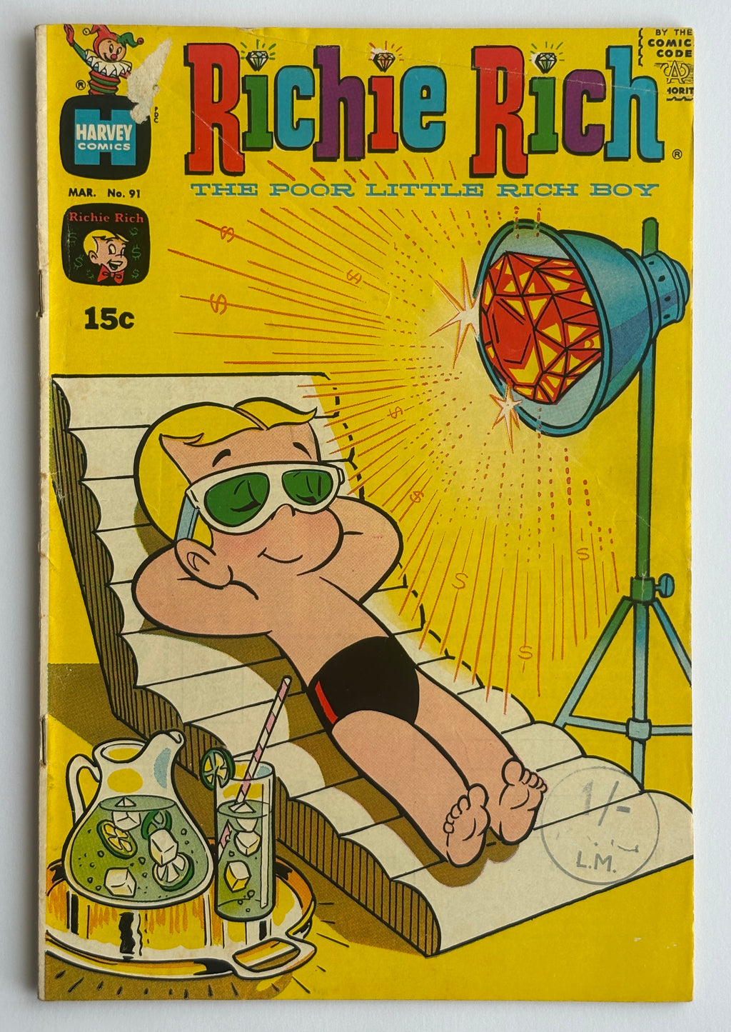 Richie Rich #91 - Harvey Comics March 1970 VG 4.0