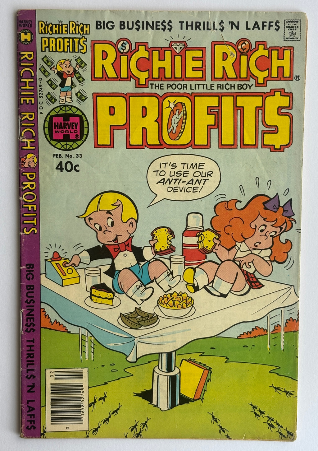 Richie Rich Profits #33 - Harvey Comics - February 1980 VG 4.0