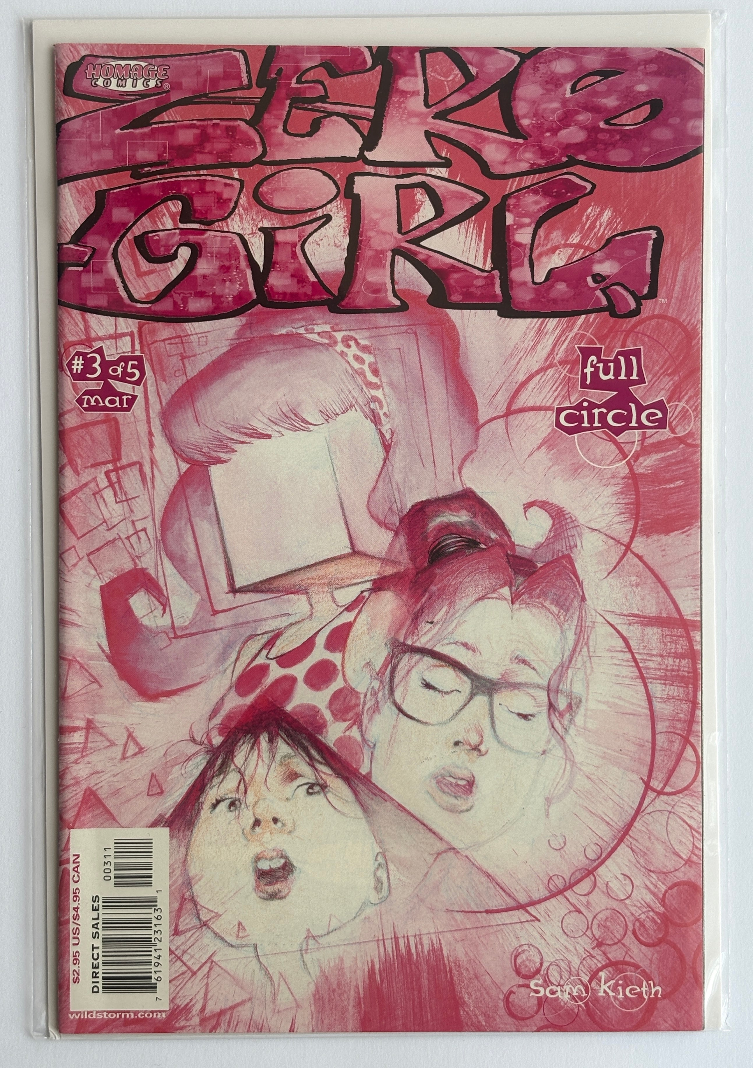 Zero Girl: Full Circle #3 - 1st Printing Homage Comics DC March 2003 VF+ 8.5