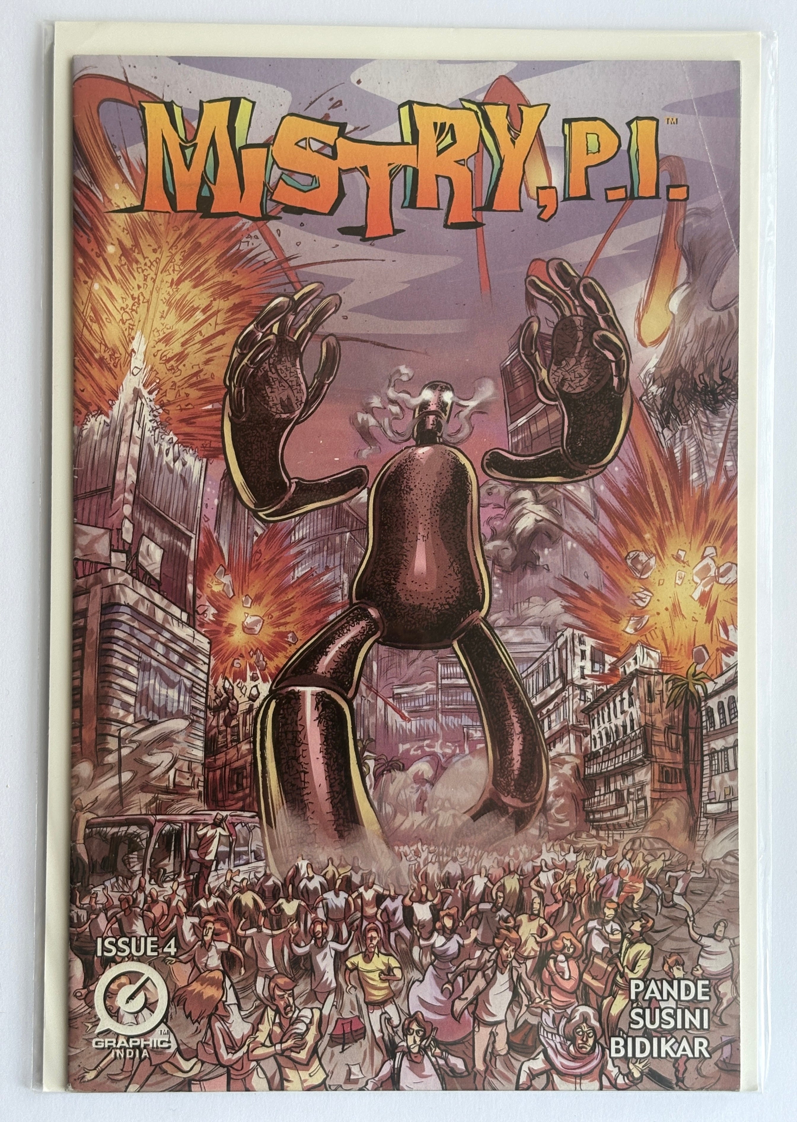 Mistry, P.I. #4 - 1st Printing - Graphic India 2015 F/VF 7.0