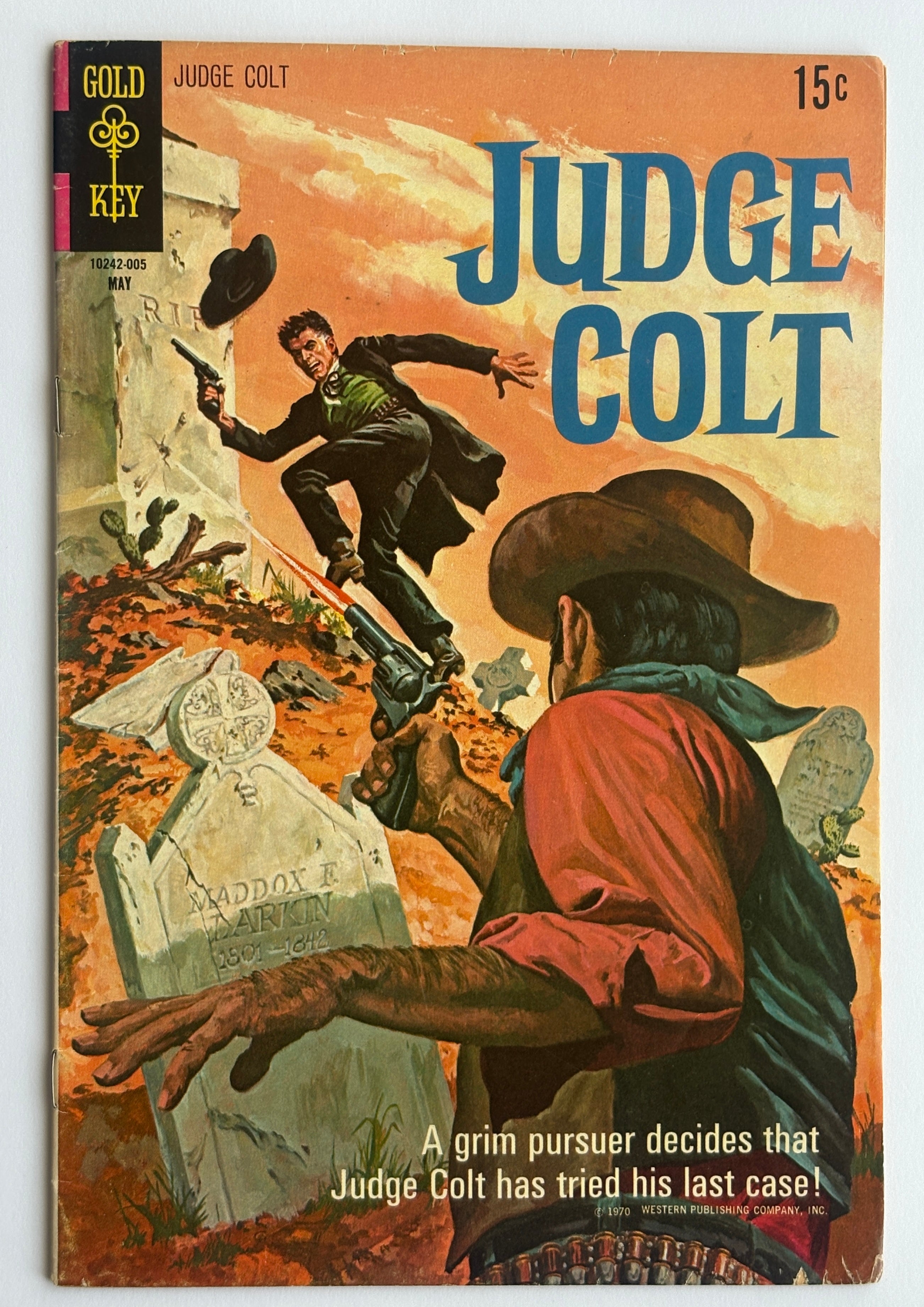 Judge Colt #3 - Gold Key - Western Publishing Company May 1970 FN- 5.5