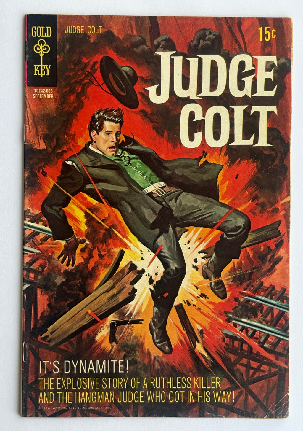 Judge Colt #4 - Gold Key - Western Publishing Company September 1970 F/VF 7.0