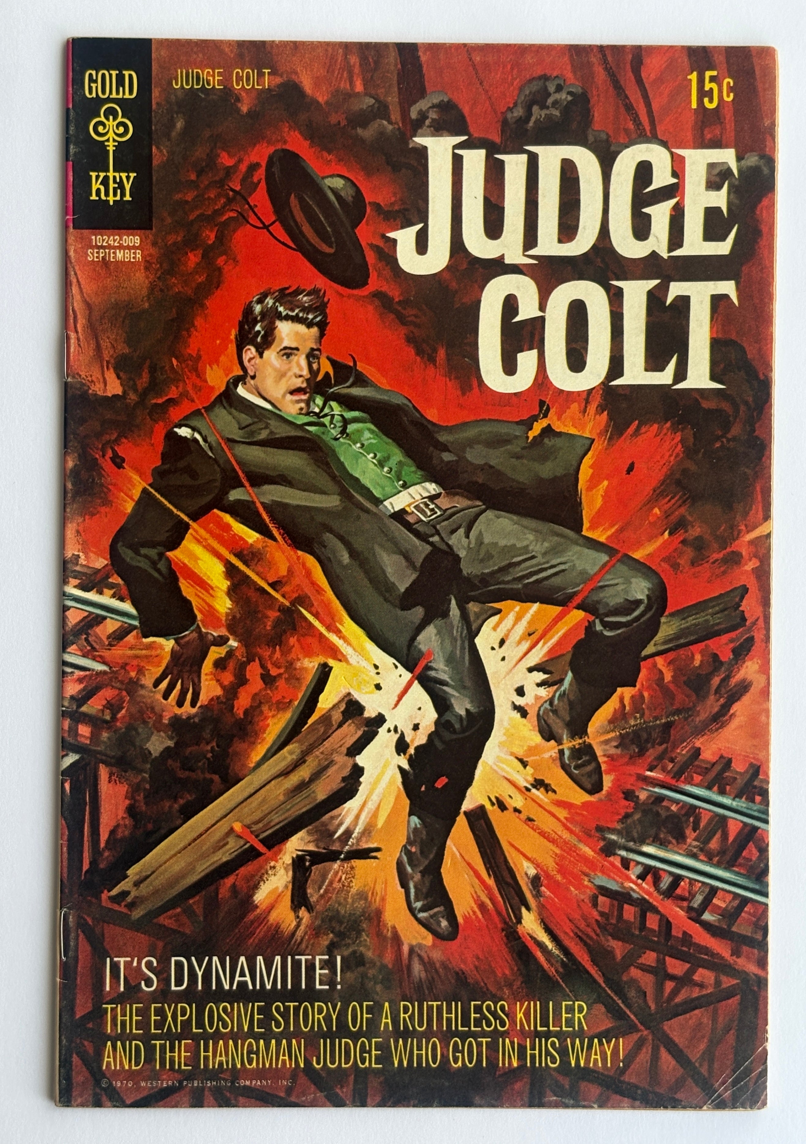 Judge Colt #4 - Gold Key - Western Publishing Company September 1970 F/VF 7.0