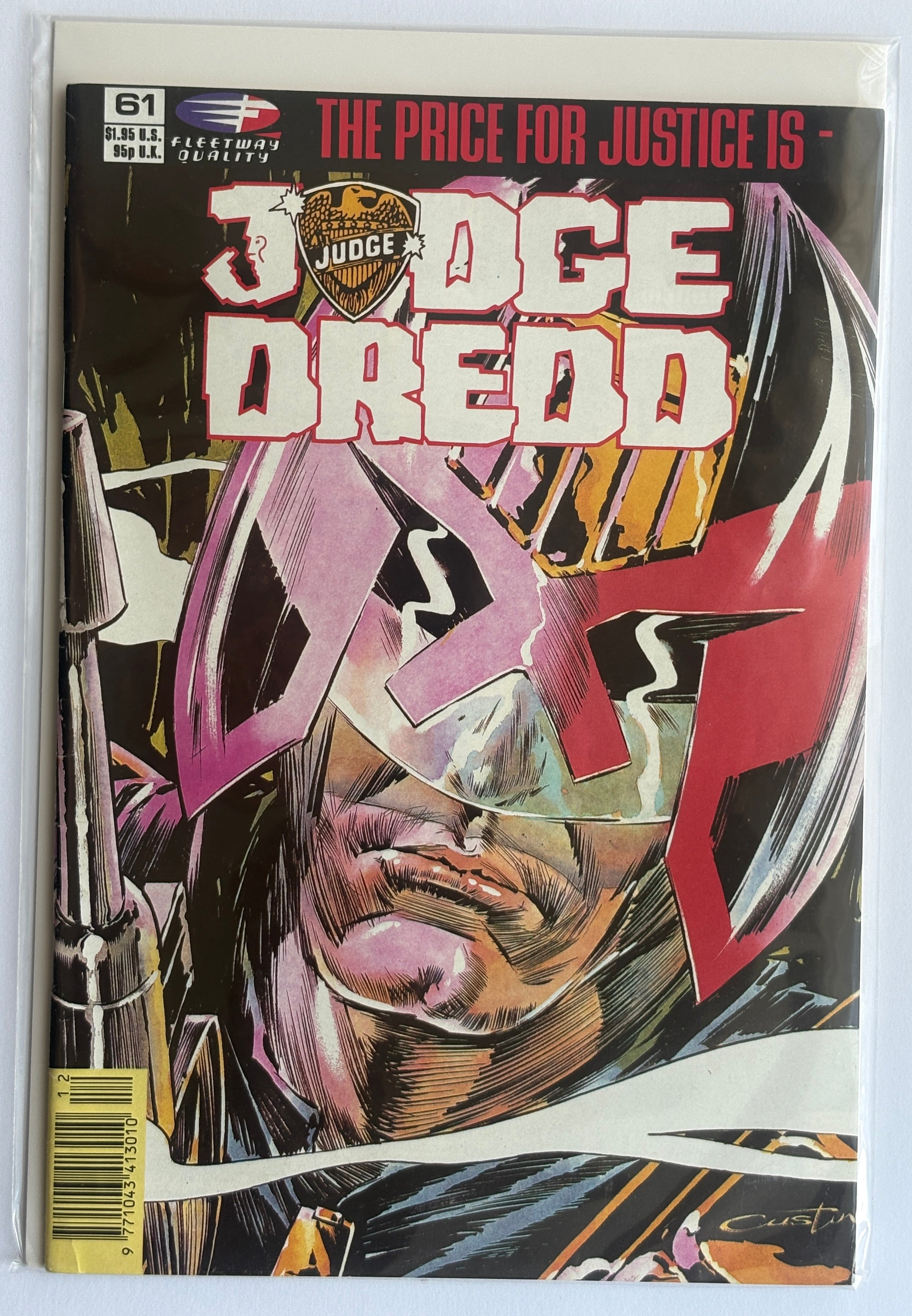 Judge Dredd #61 - Fleetway Quality Comics 1991 FN+ 6.5