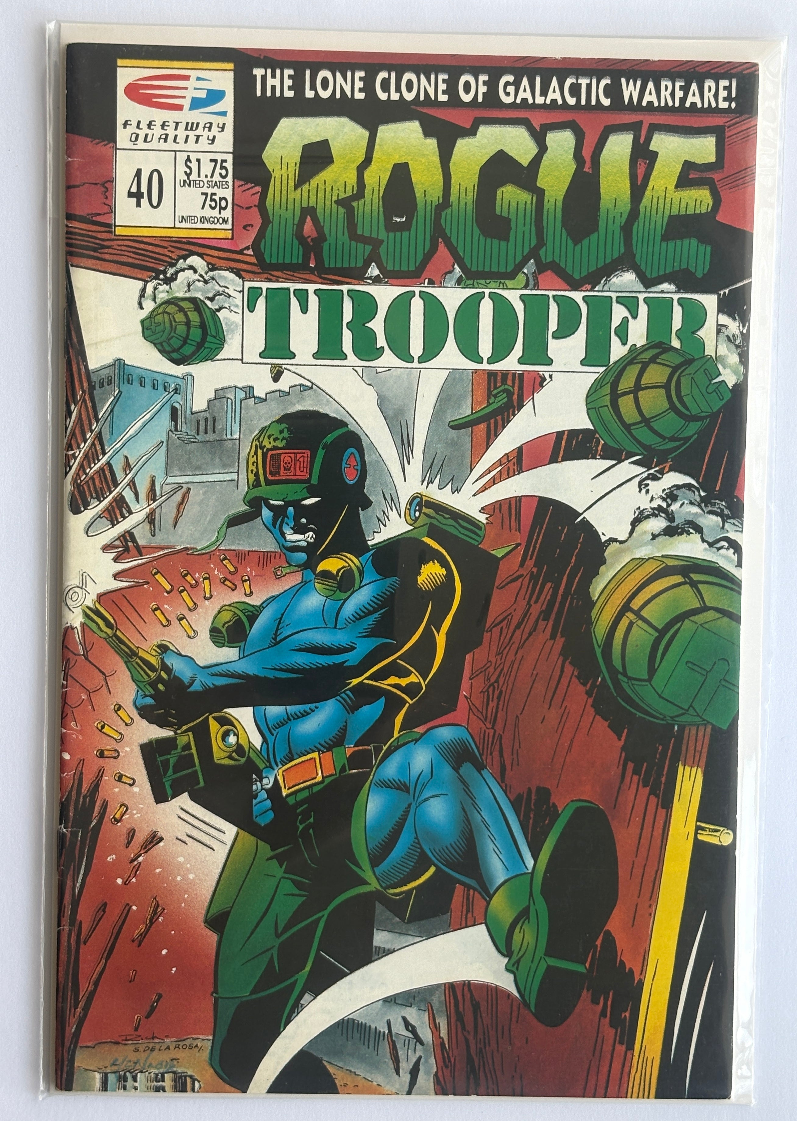 Rogue Trooper #40 - Fleetway Quality - 1990 FN 6.0