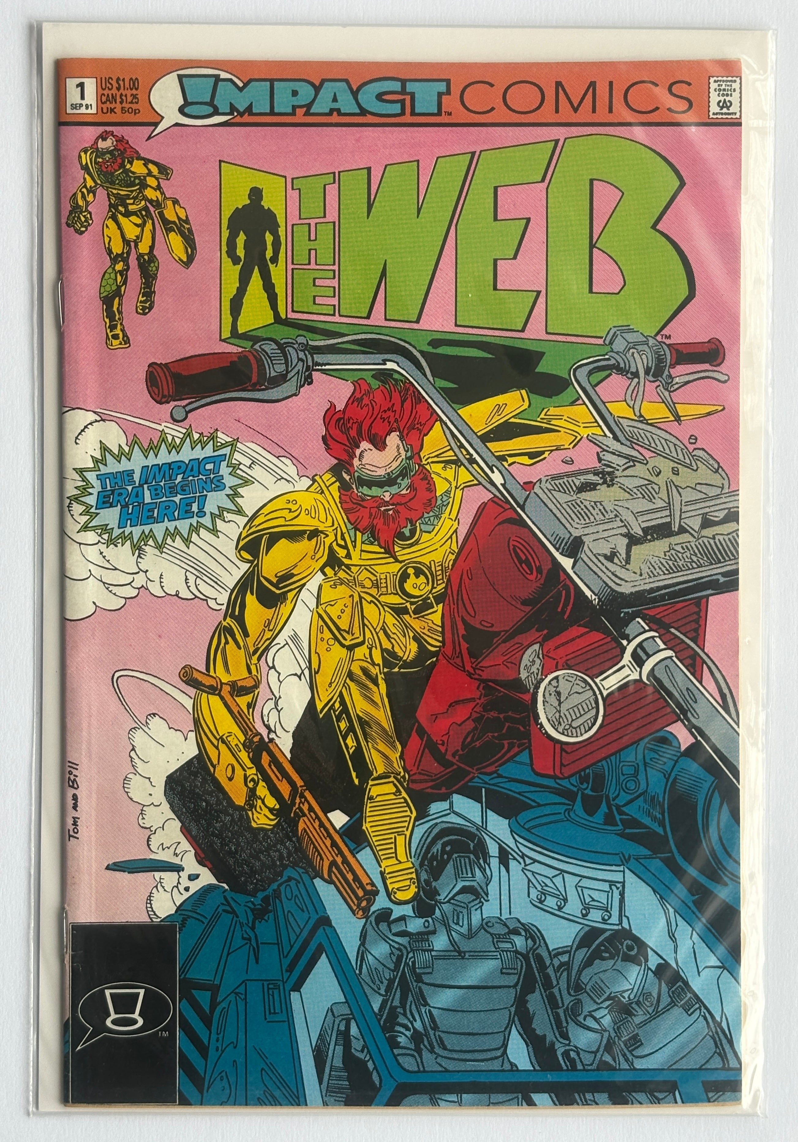The Web #1 - Impact Comics (DC Comics) September 1991 VF- 7.5