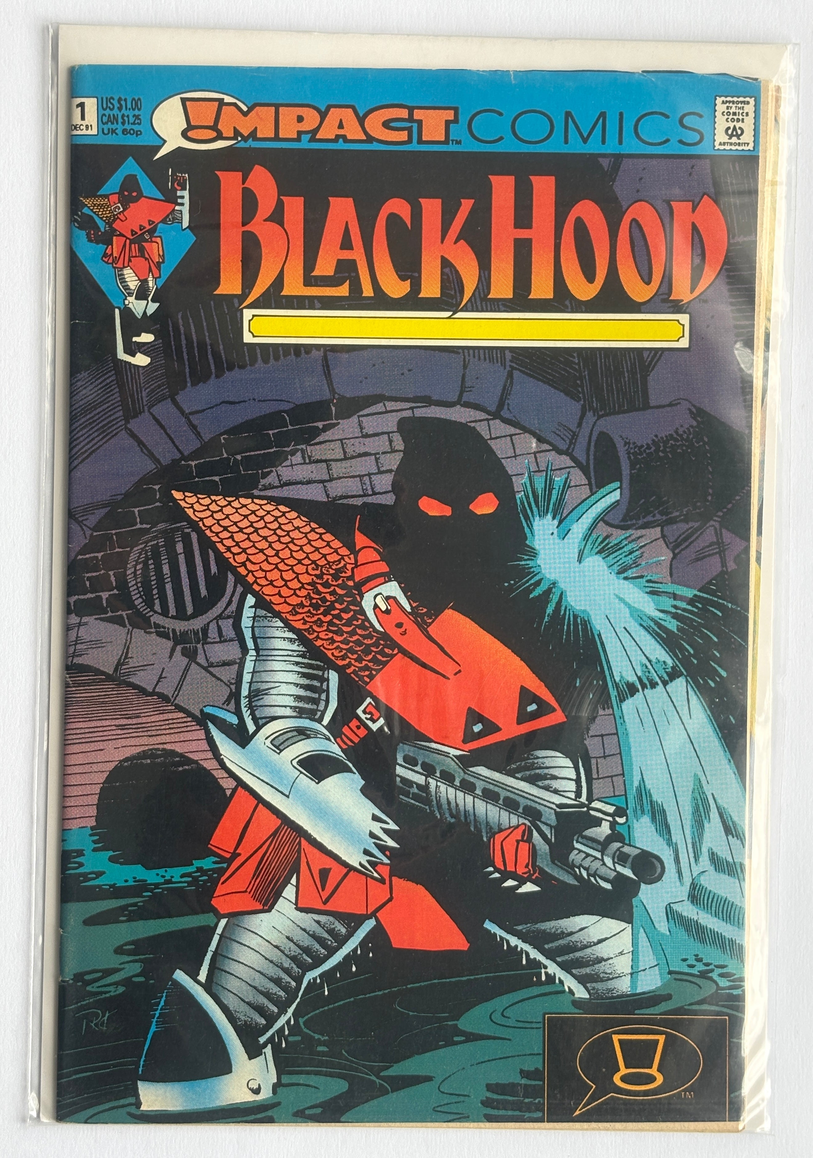 Black Hood #1 - Impact Comics (DC Comics) December 1991 F/VF 7.0