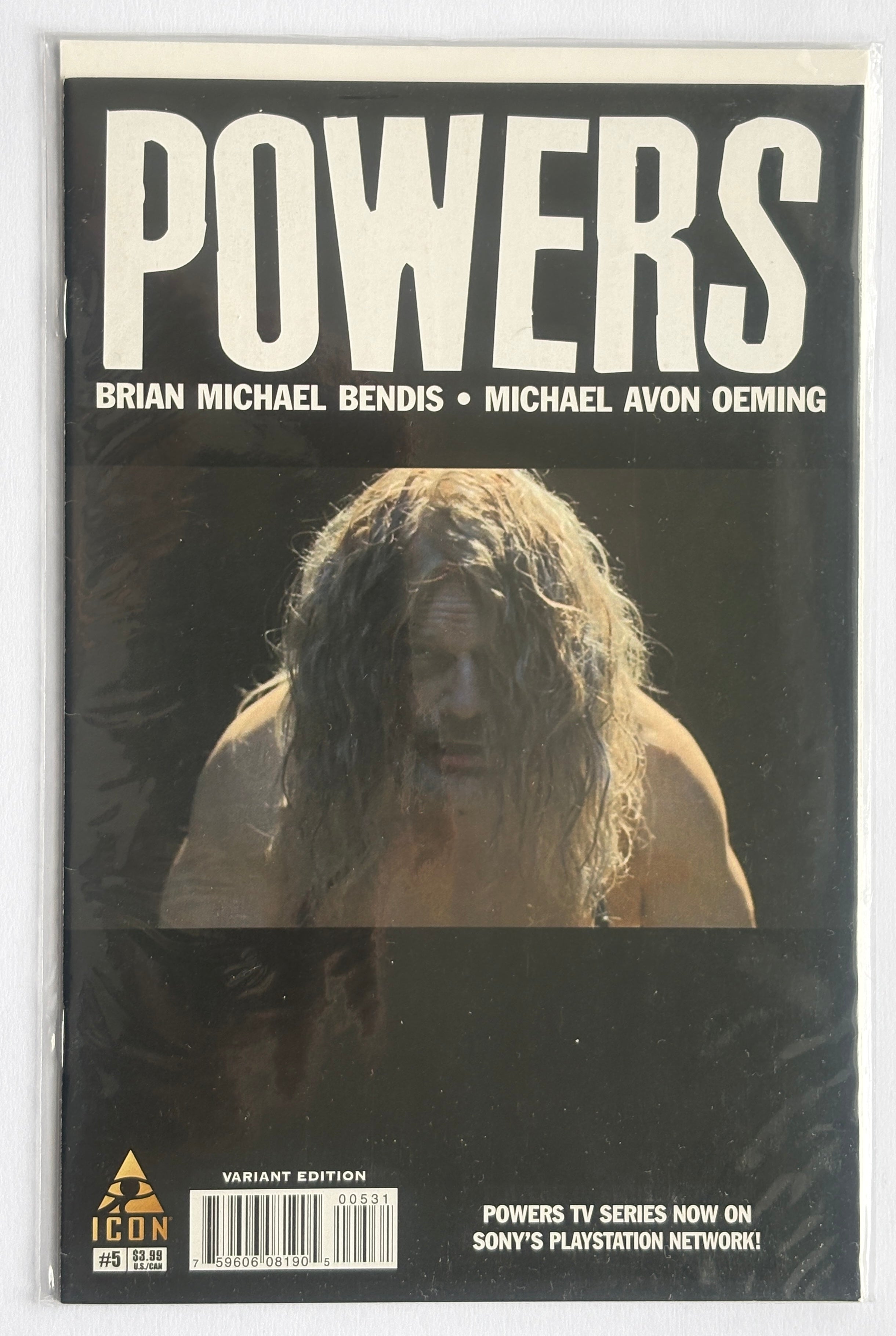 Powers #5 - 1st Printing Variant Cover - Icon October 2015 F/VF 7.0
