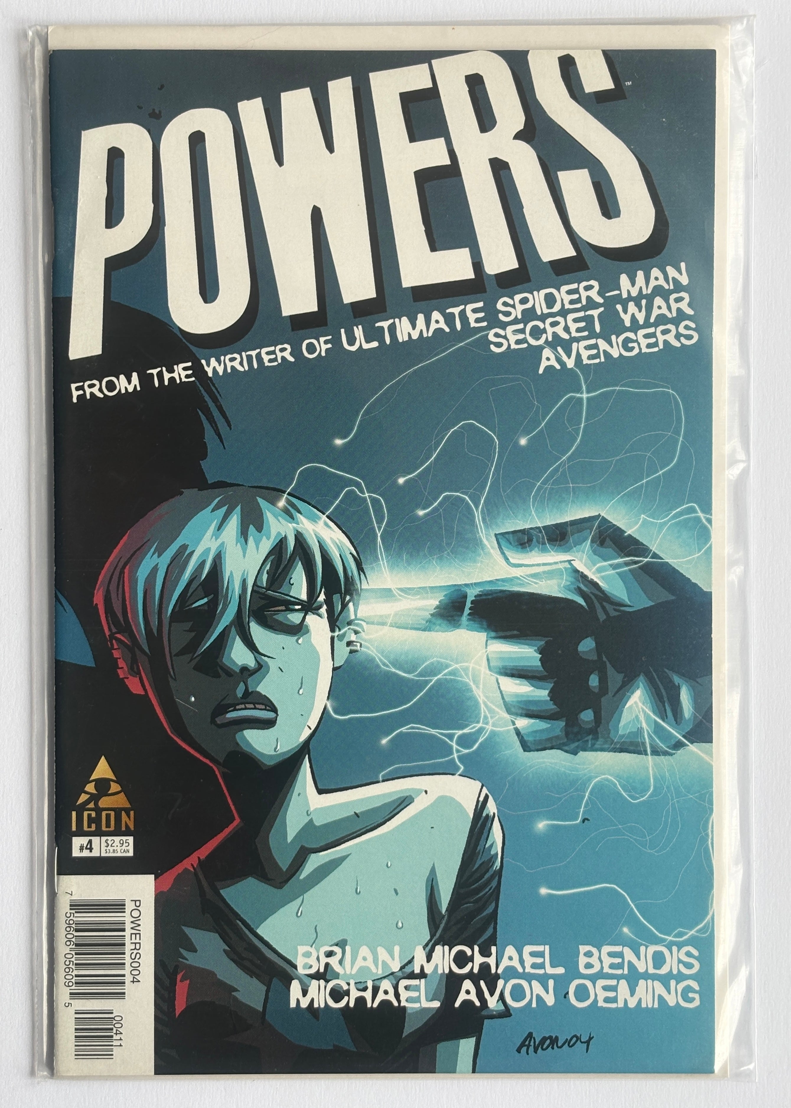 Powers #4 - 1st Printing - Icon Marvel Comics September 2004 VF 8.0