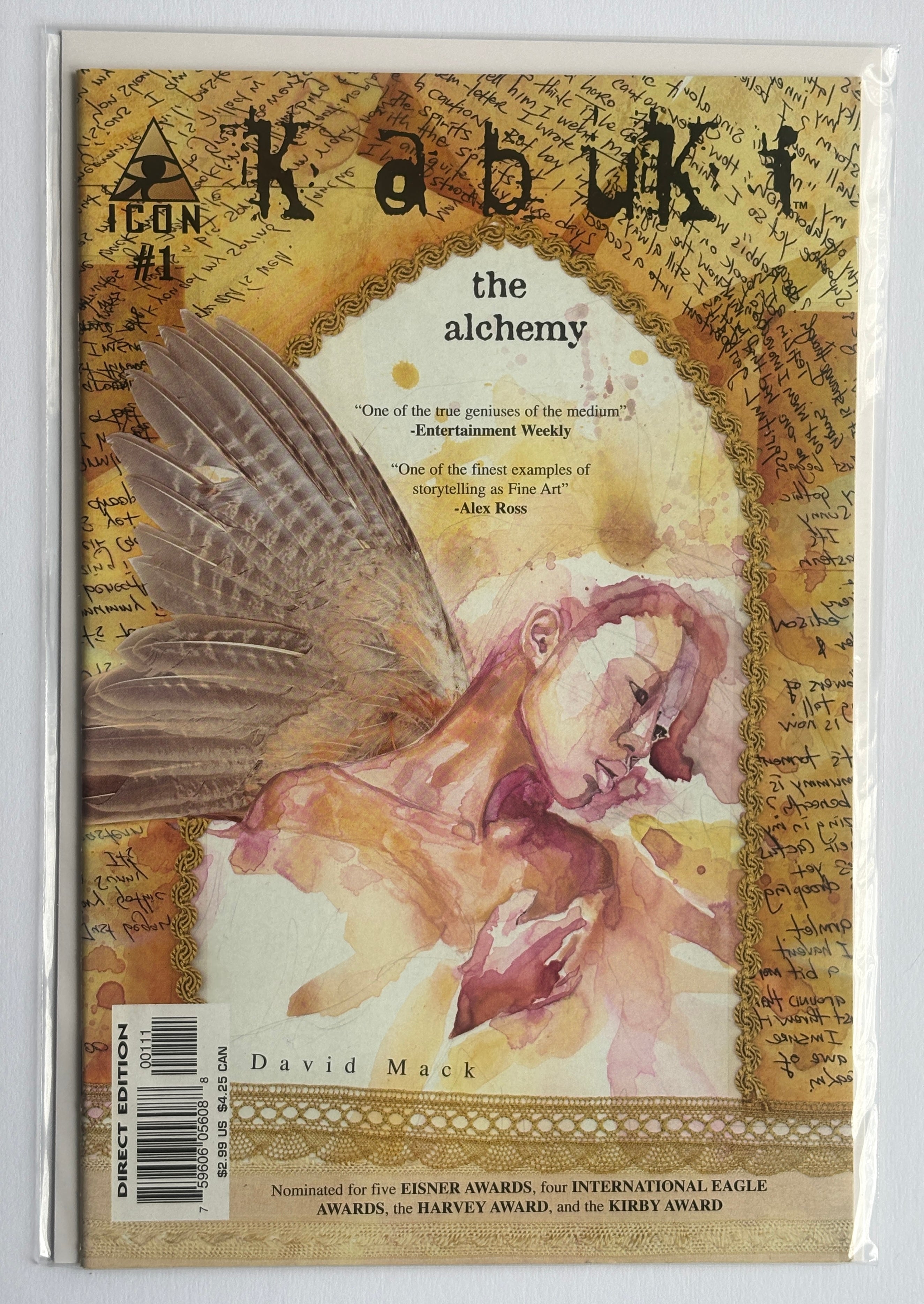 Kabuki the Alchemy #1 - 1st Printing Cover A Icon Comics July 2004VF+ 8.5