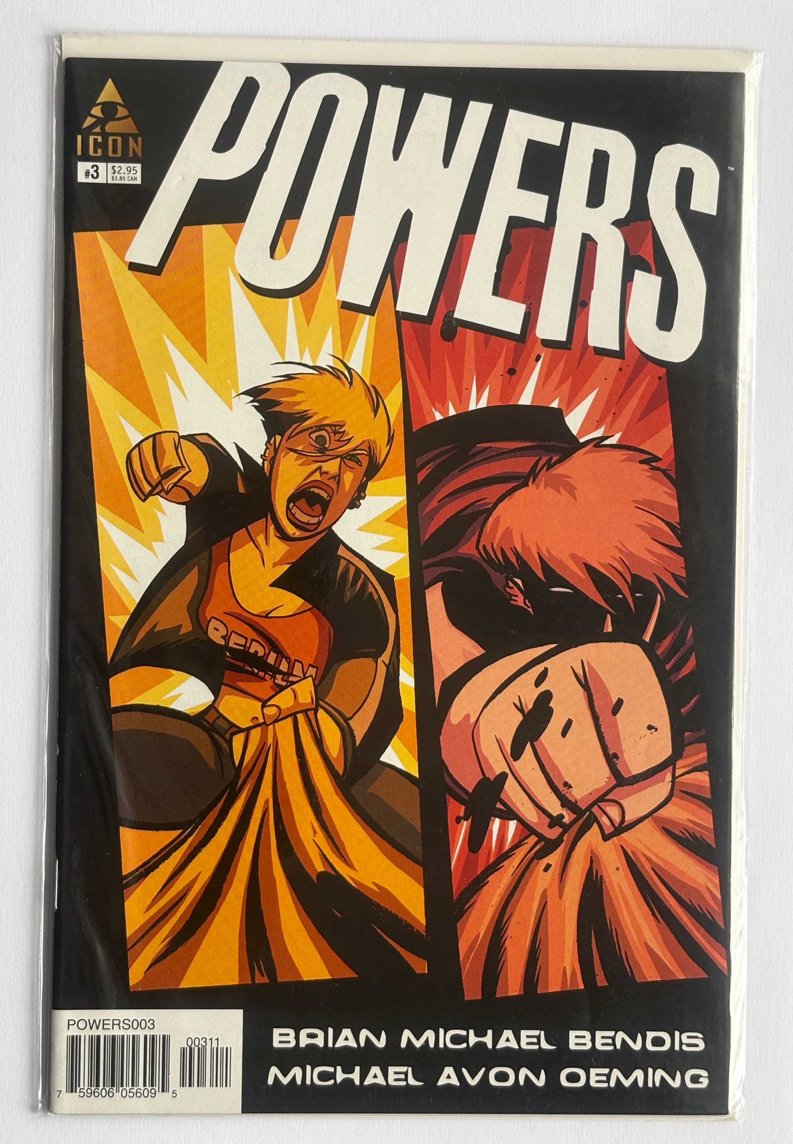 Powers #3 - 1st Printing - Icon Comics August 2004 F/VF 7.0