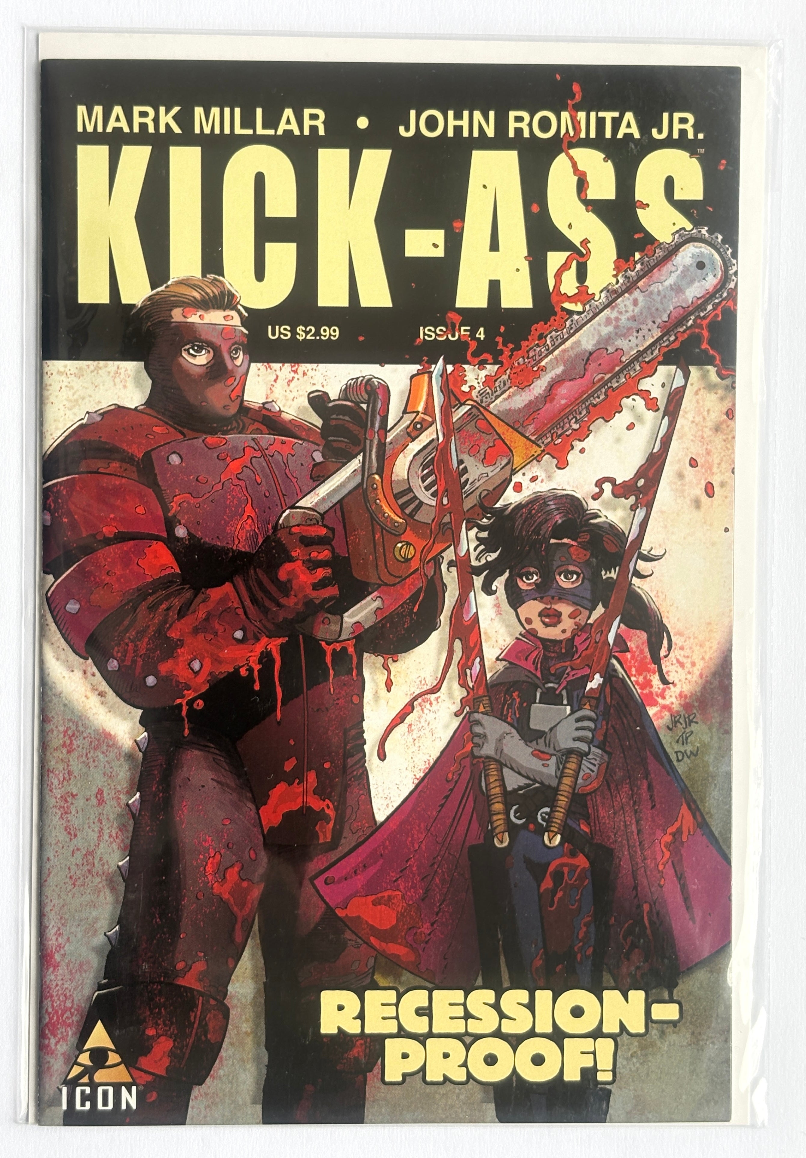 Kick-Ass #4 - 1st Printing Icon Comics October 2008 VF+ 8.5