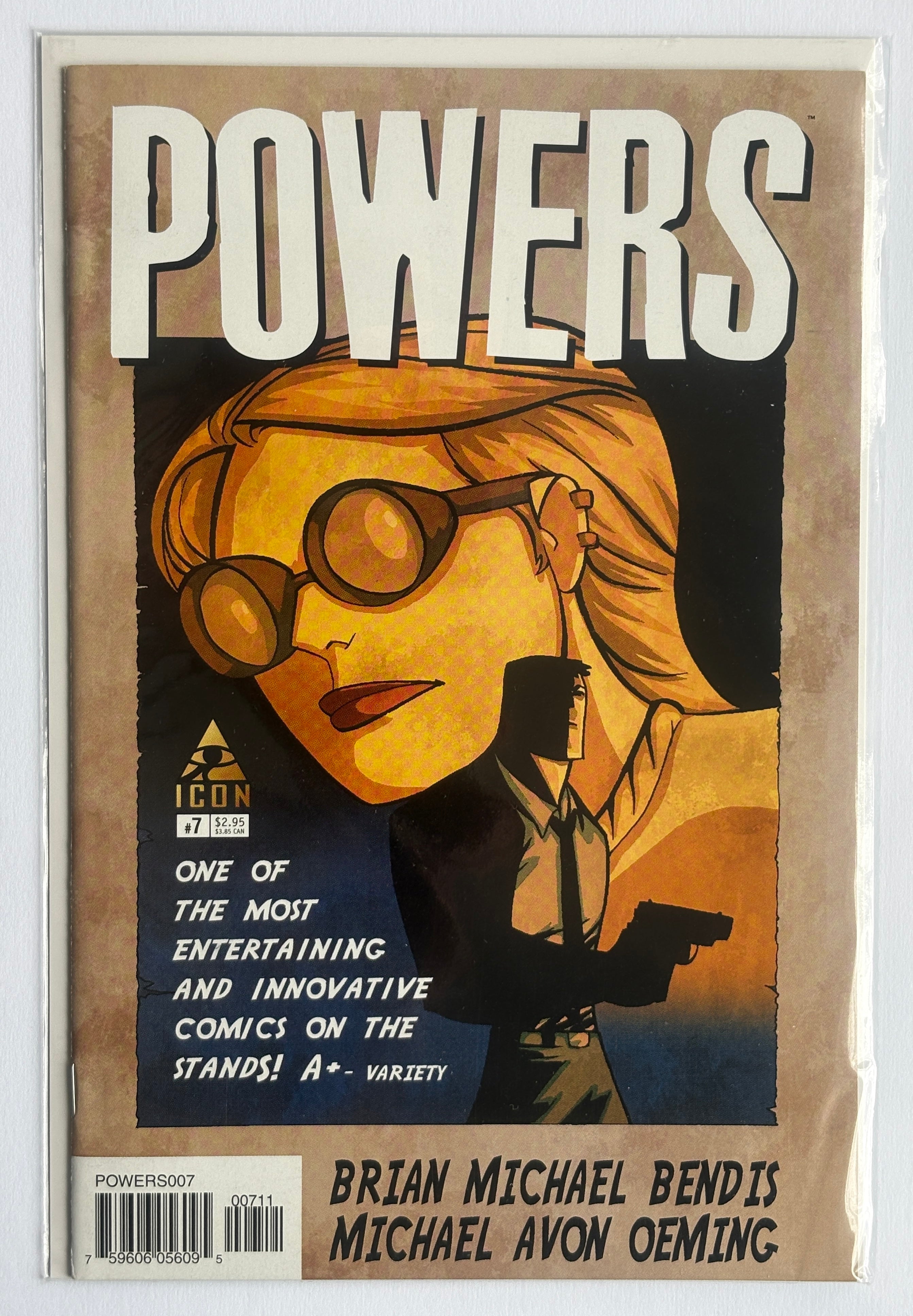 Powers #7 - 1st Printing - Icon Comics December 2004 VF+ 8.5