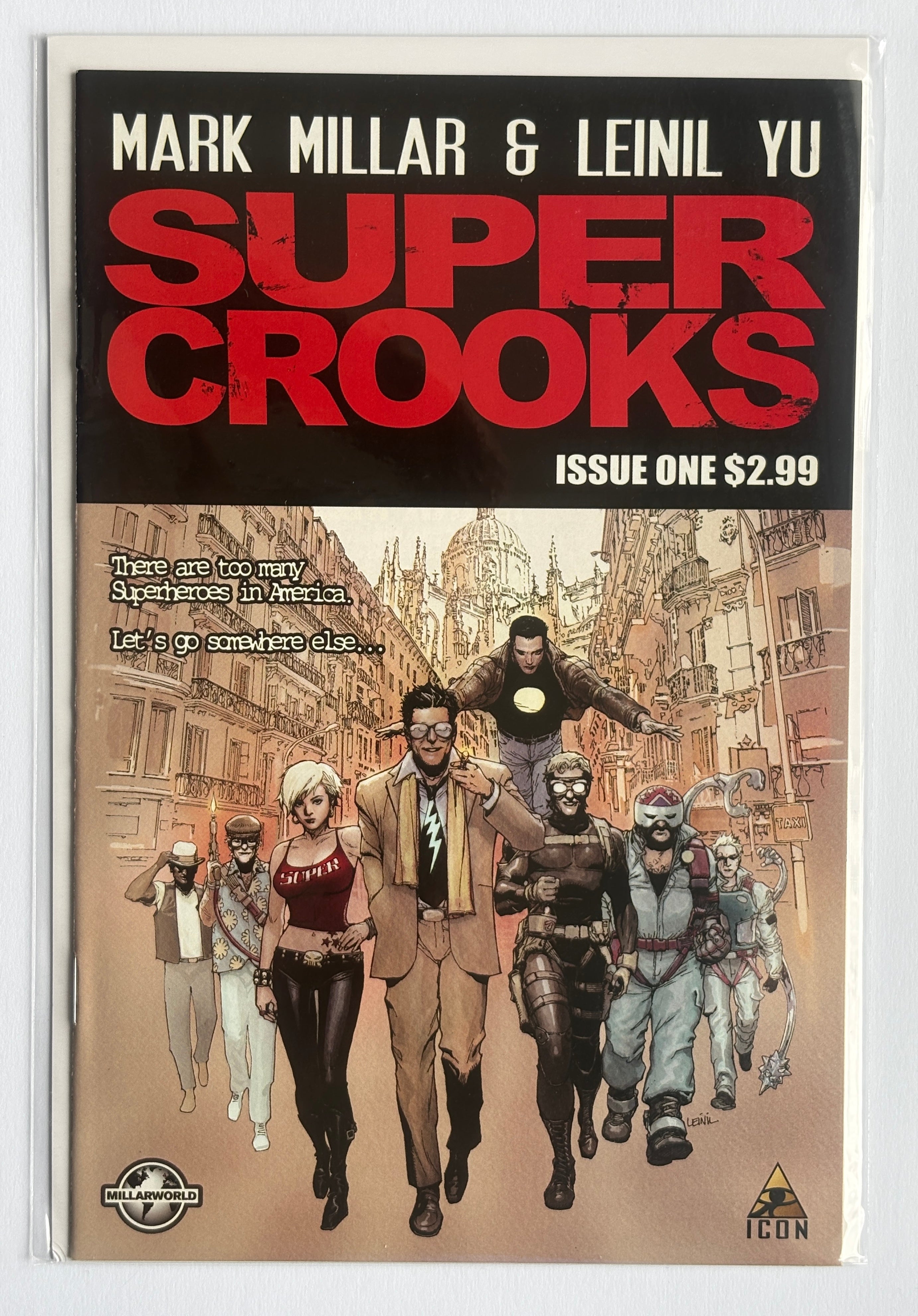 Super Crooks #1 - 1st Printing - Icon May 2012 VF 8.0